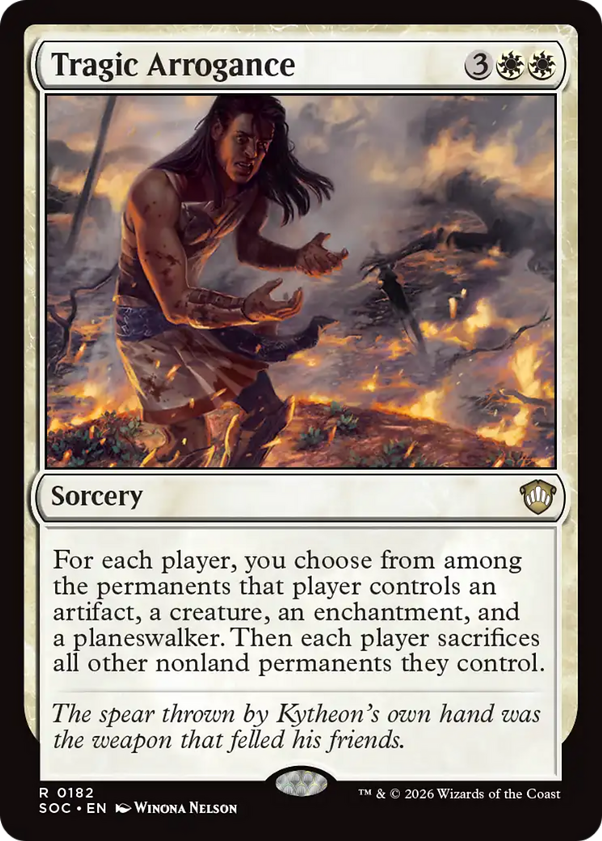 Tragic Arrogance — Secrets of Strixhaven Commander — Magic: The Gathering