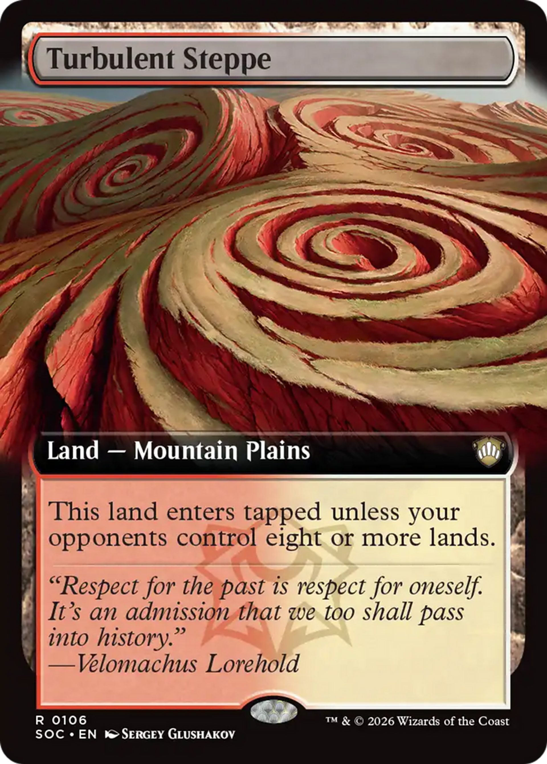 Steppes turbulentes — Secrets of Strixhaven Commander — Magic: The Gathering