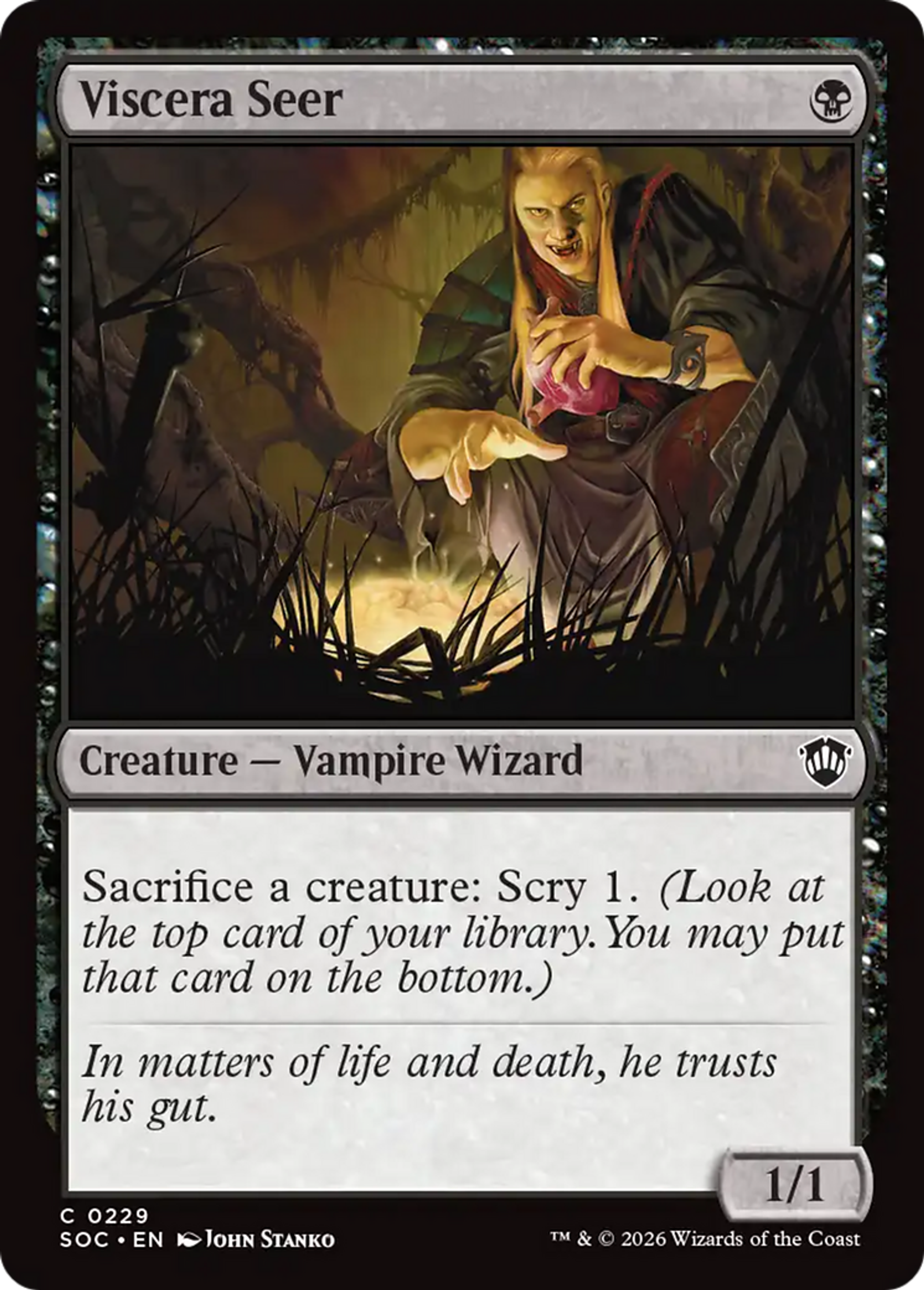 Voyant de viscères — Secrets of Strixhaven Commander — Magic: The Gathering