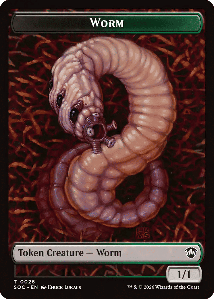 Worm — Secrets of Strixhaven Commander — Magic: The Gathering