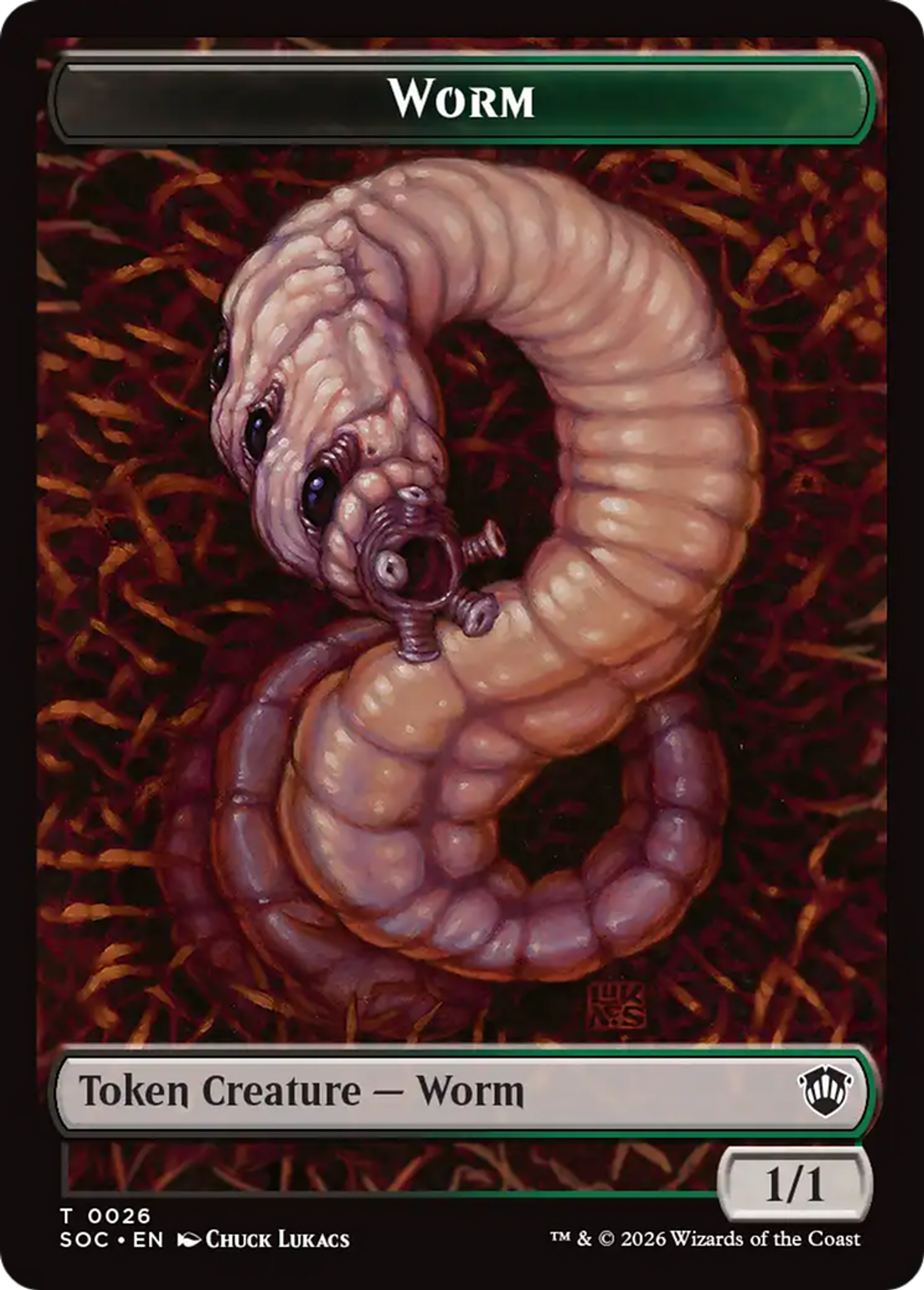 Worm — Secrets of Strixhaven Commander — Magic: The Gathering