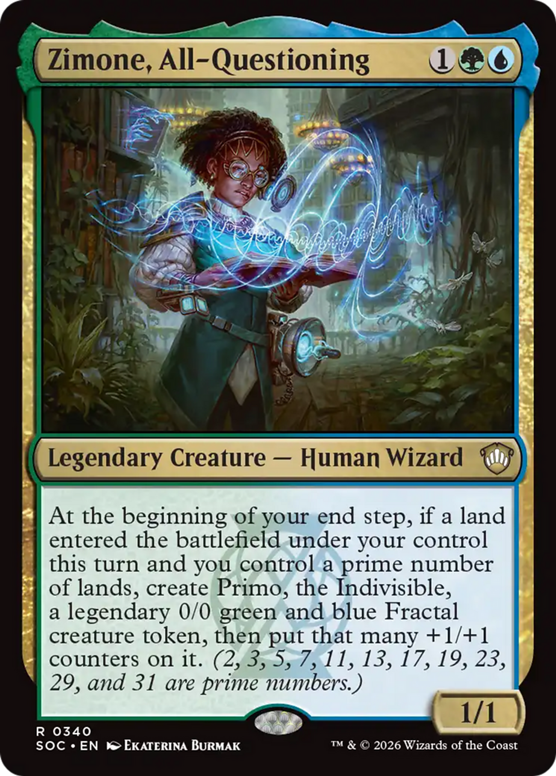 Zimone, All-Questioning — Secrets of Strixhaven Commander — Magic: The Gathering