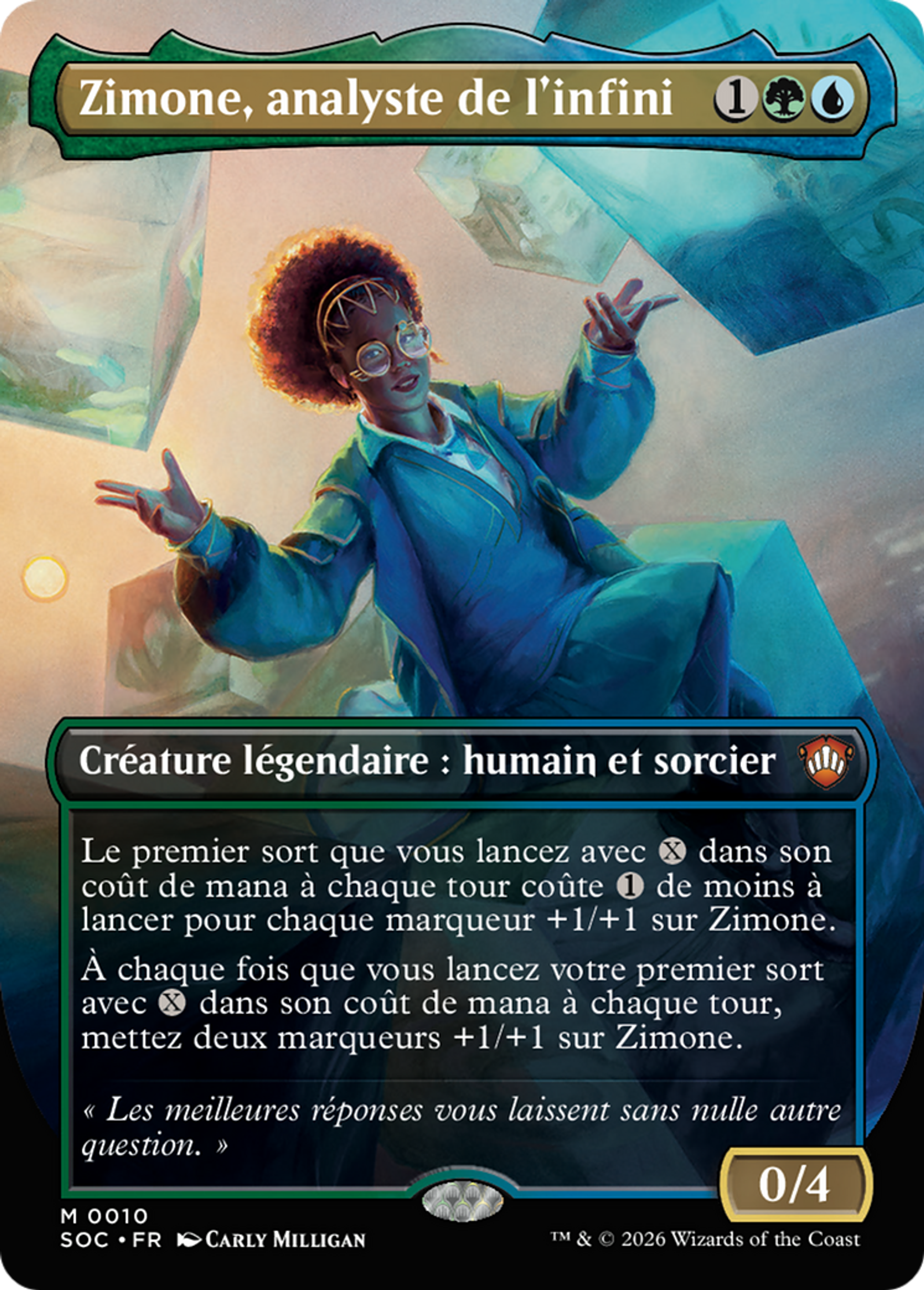 Zimone, analyste de l'infini — Secrets of Strixhaven Commander — Magic: The Gathering