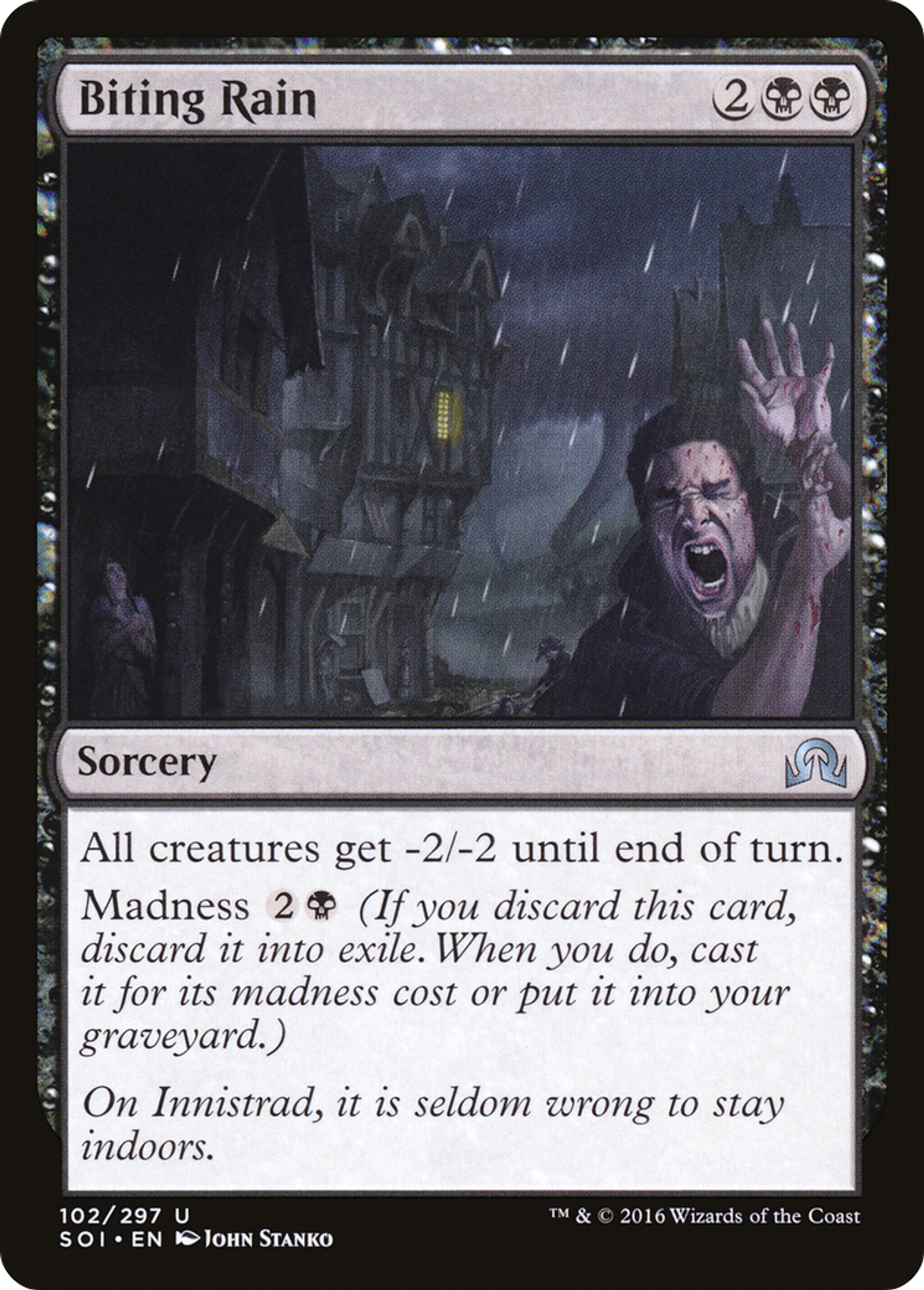 Pluie cinglante — Shadows over Innistrad — Magic: The Gathering
