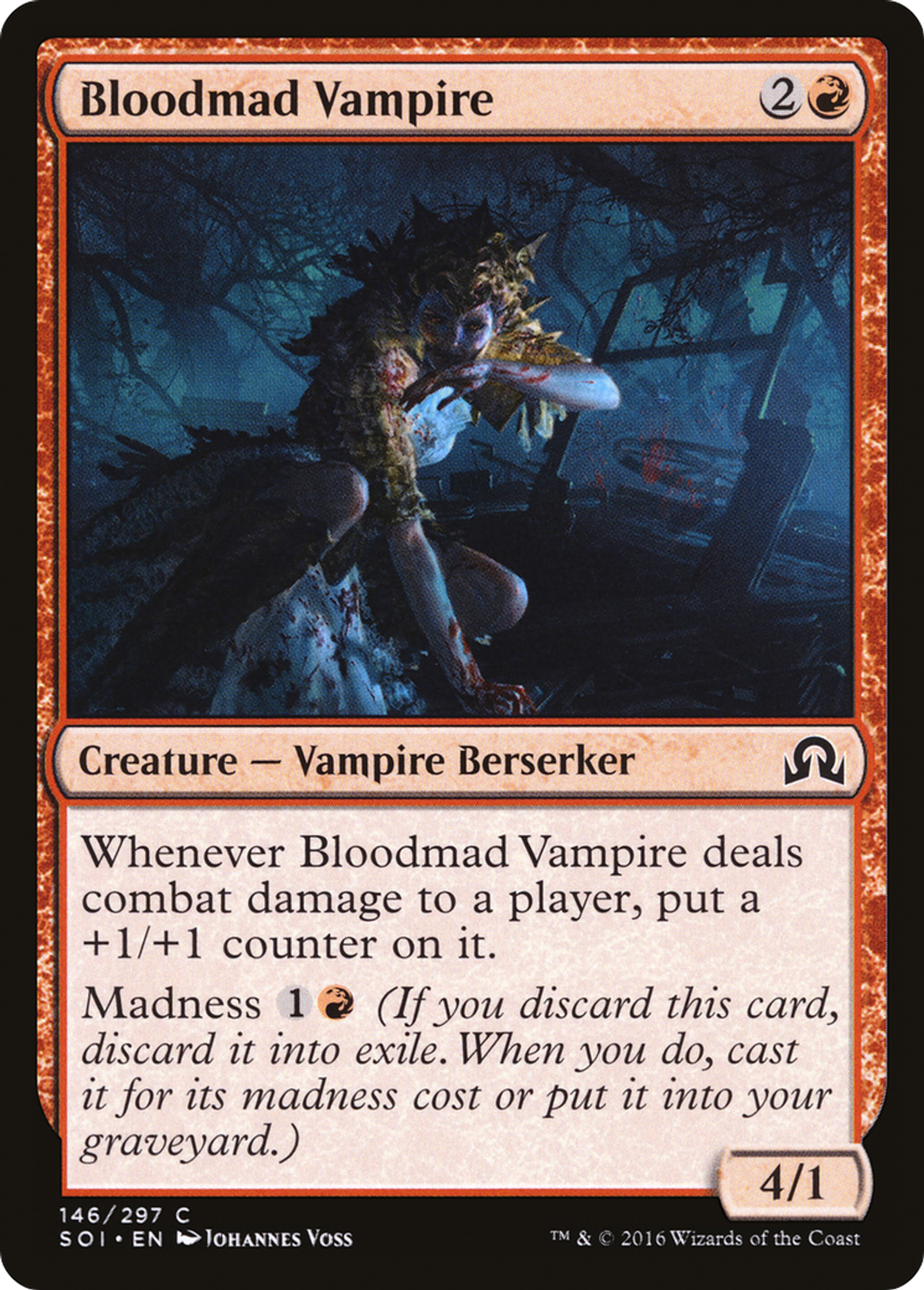 Vampire hématomane — Shadows over Innistrad — Magic: The Gathering