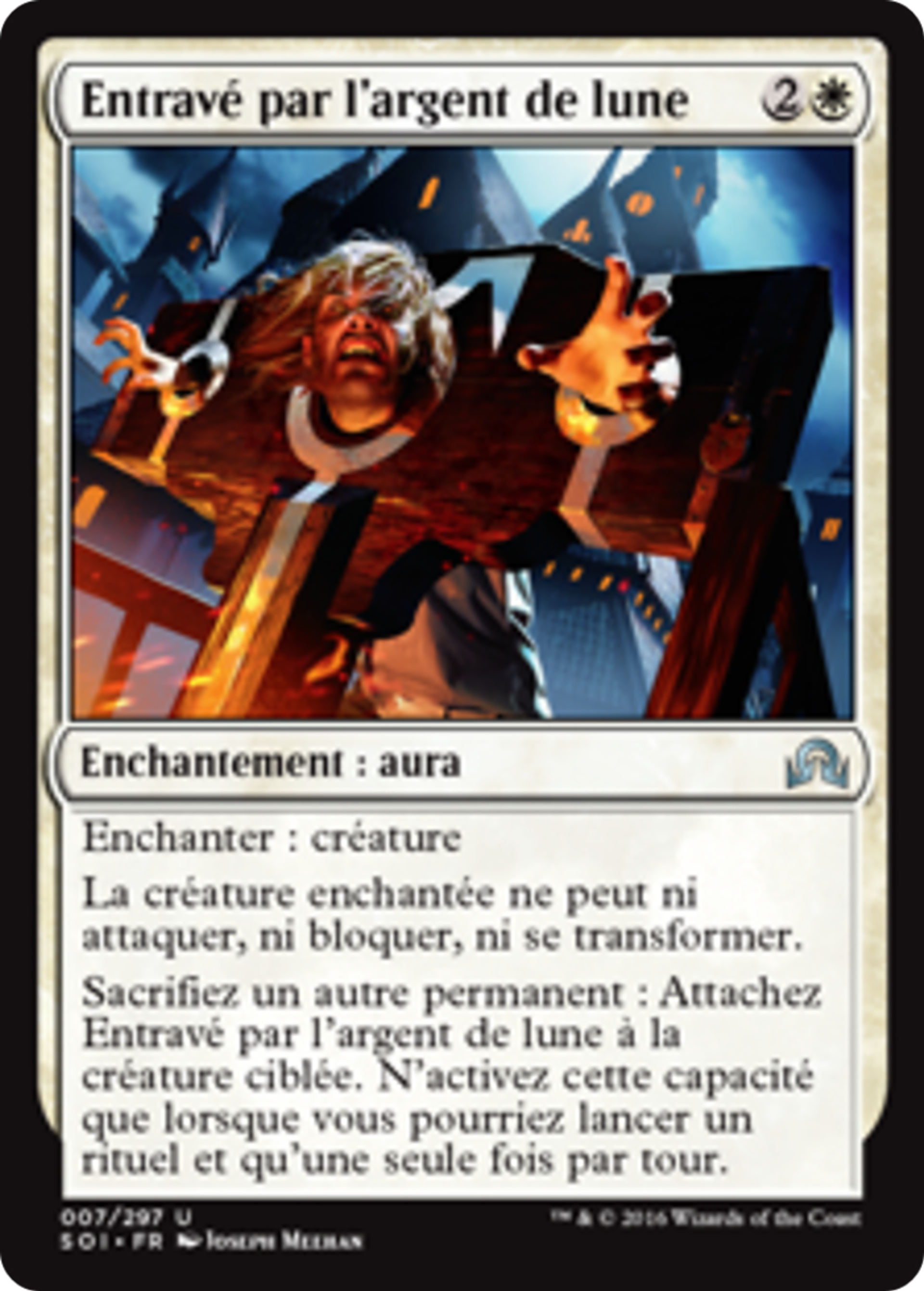 Entravé par l'argent de lune — Shadows over Innistrad — Magic: The Gathering