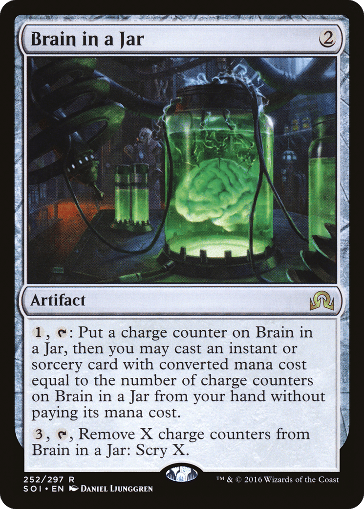 Brain in a Jar — Shadows over Innistrad — Magic: The Gathering