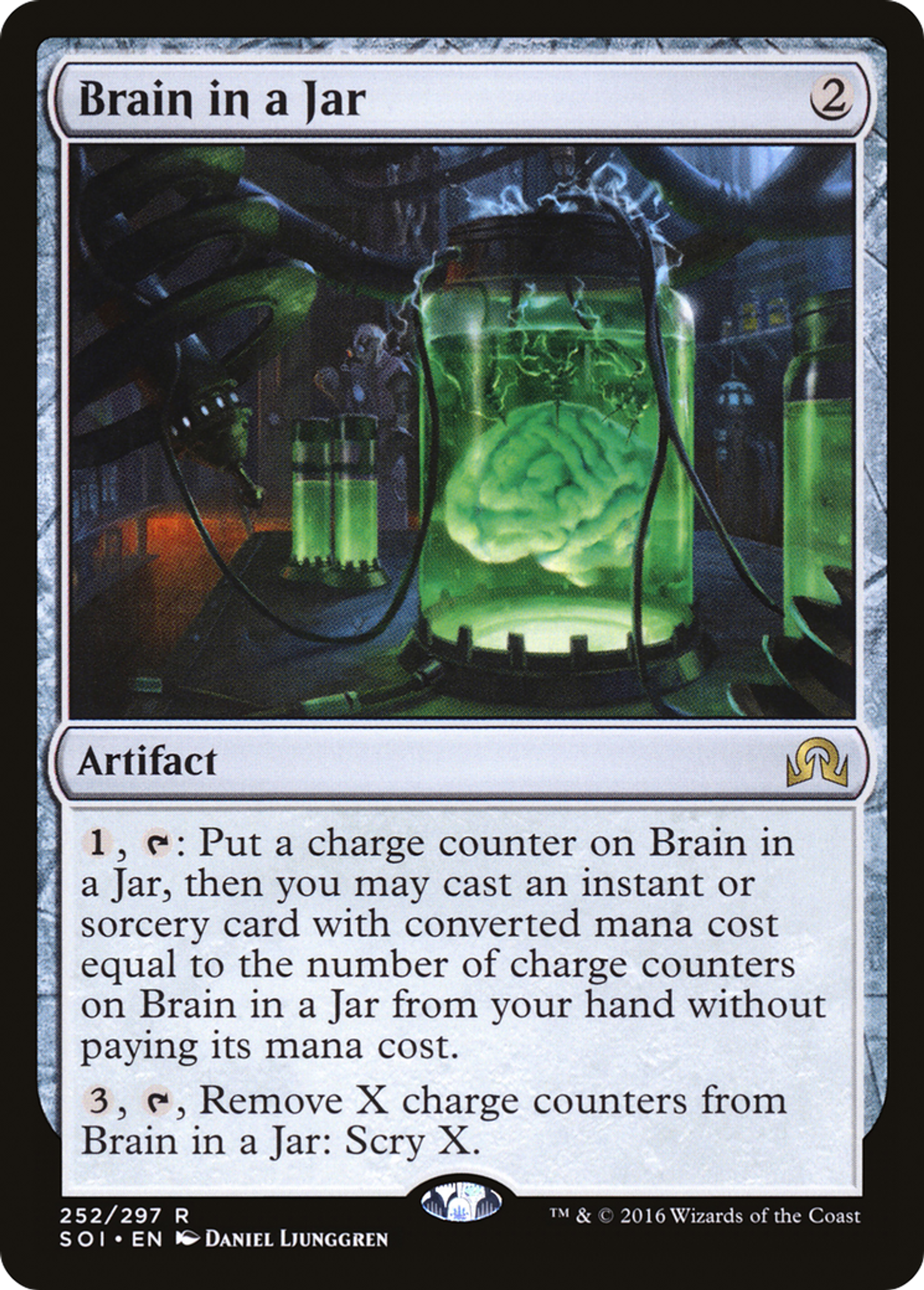 Brain in a Jar — Shadows over Innistrad — Magic: The Gathering