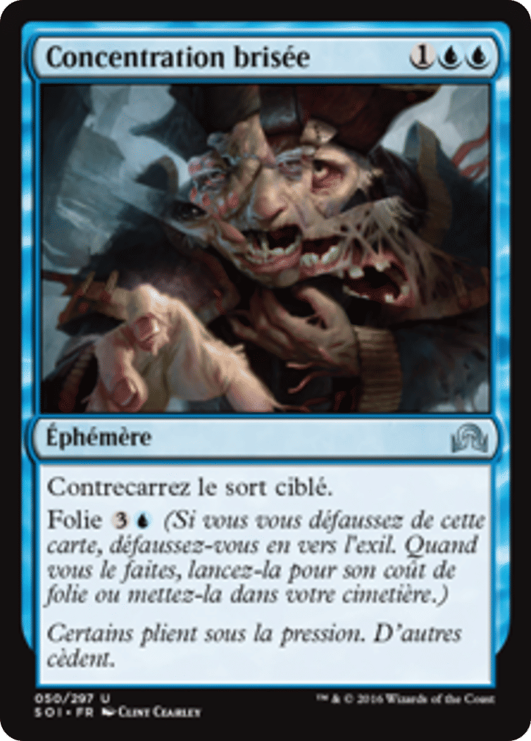 Concentration brisée — Shadows over Innistrad — Magic: The Gathering