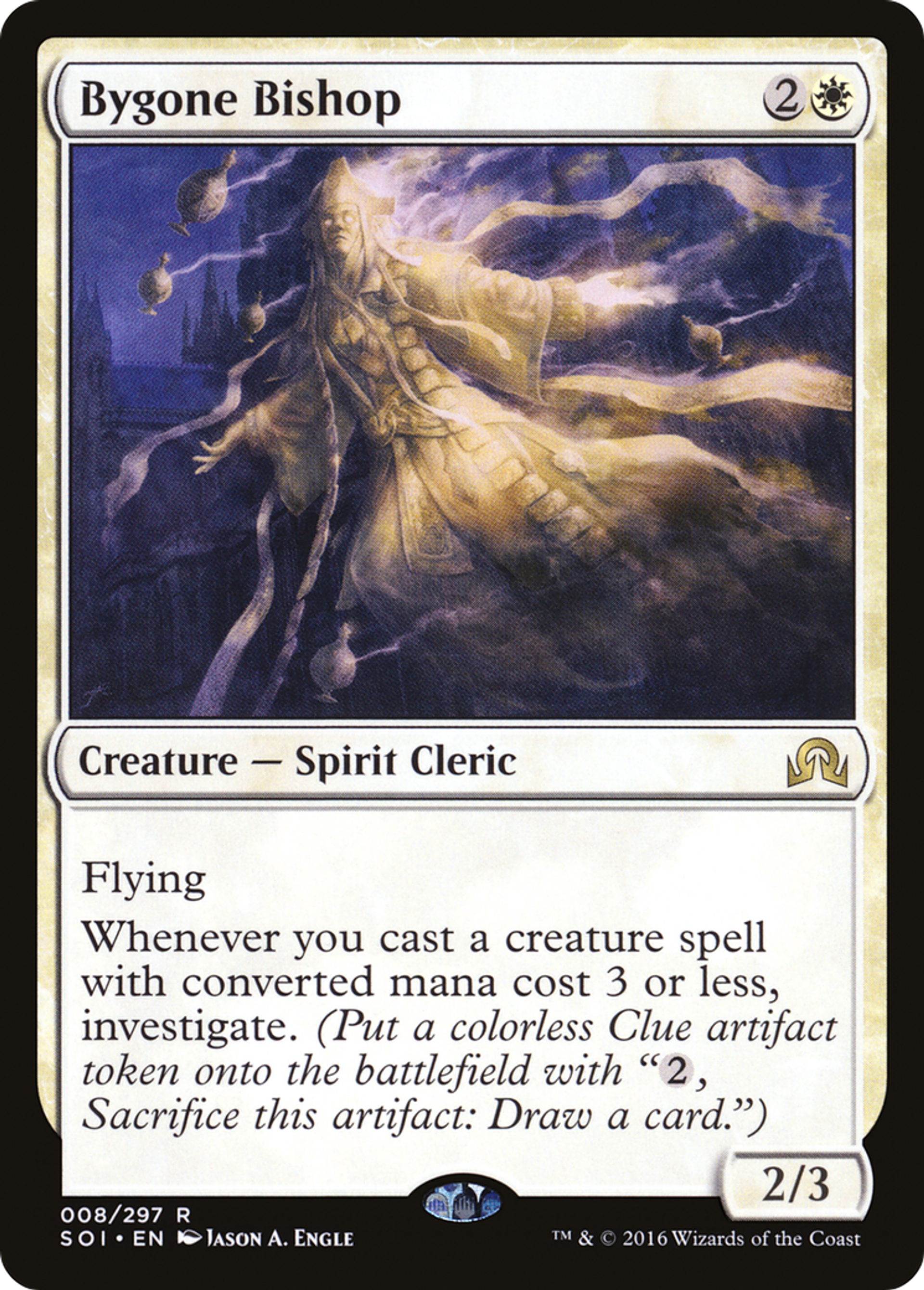 Bygone Bishop — Shadows over Innistrad — Magic: The Gathering