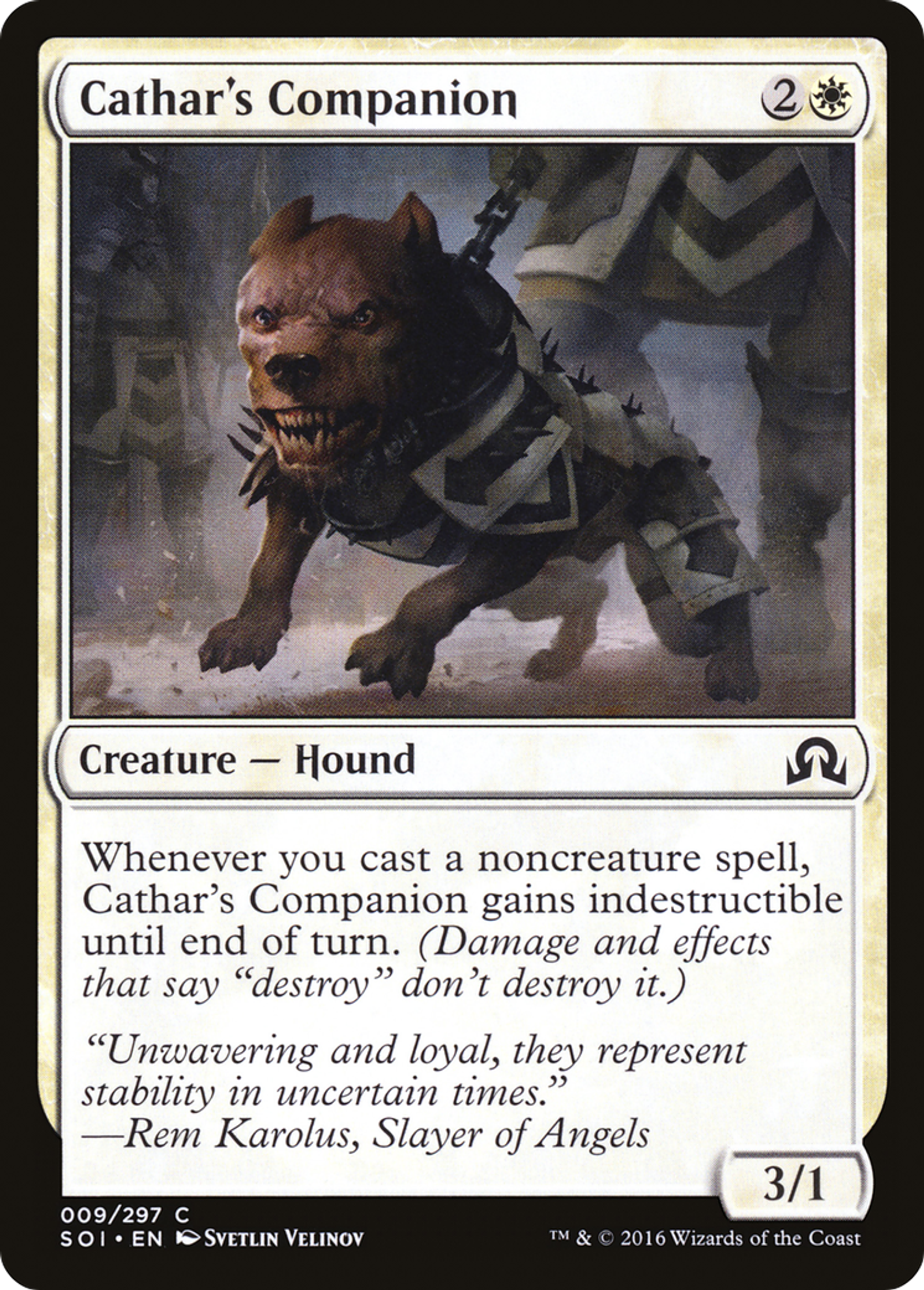 Cathar's Companion — Shadows over Innistrad — Magic: The Gathering