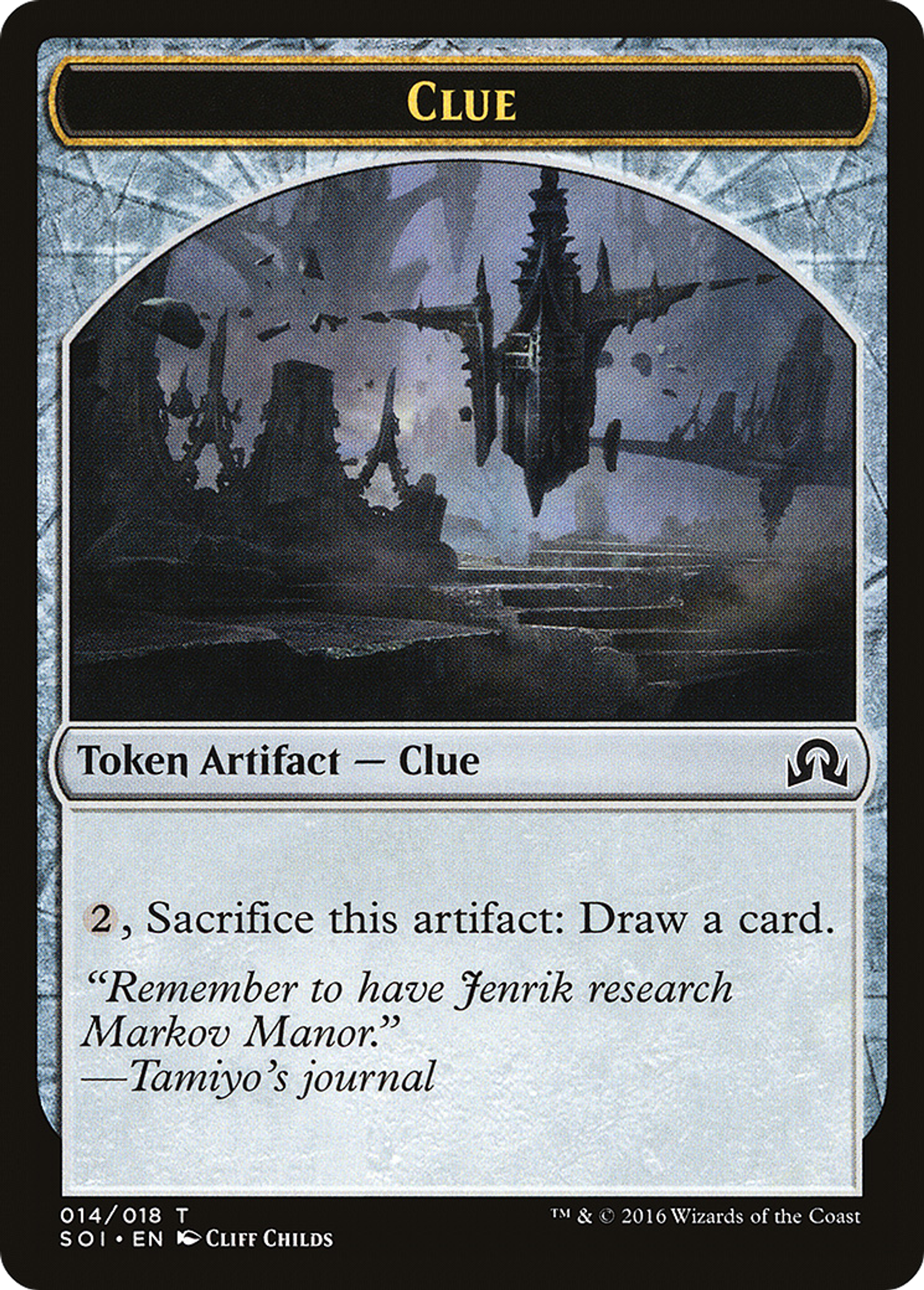 Clue — Shadows over Innistrad — Magic: The Gathering
