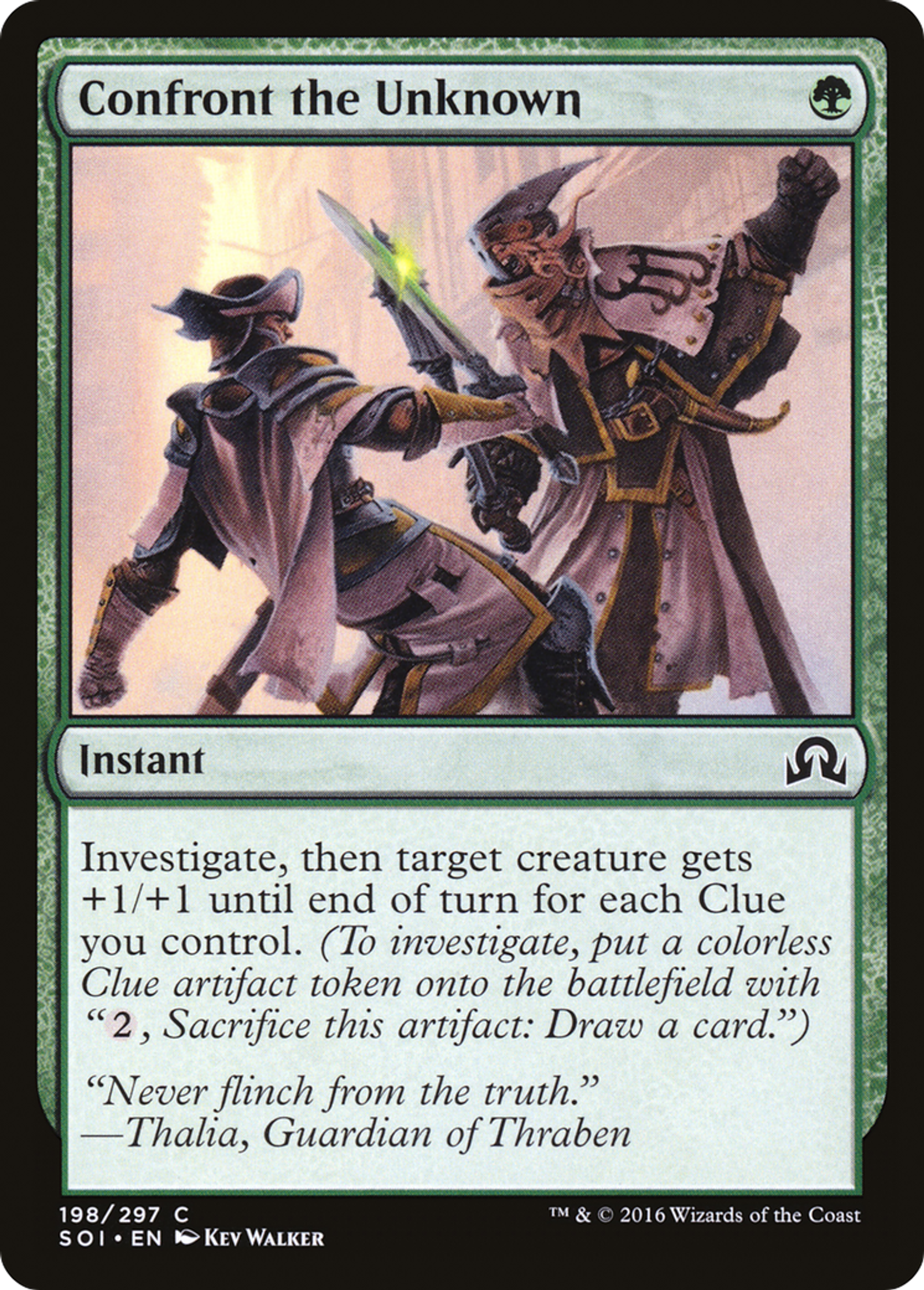 Affronter l'inconnu — Shadows over Innistrad — Magic: The Gathering