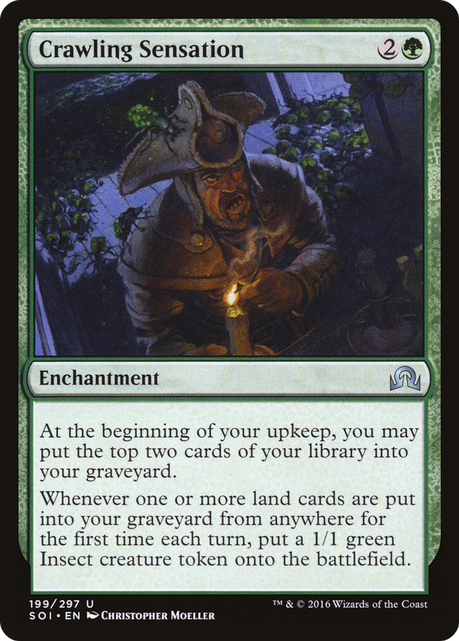 Crawling Sensation — Shadows over Innistrad — Magic: The Gathering