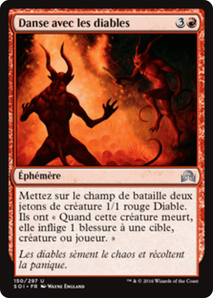 Danse avec les diables — Shadows over Innistrad — Magic: The Gathering