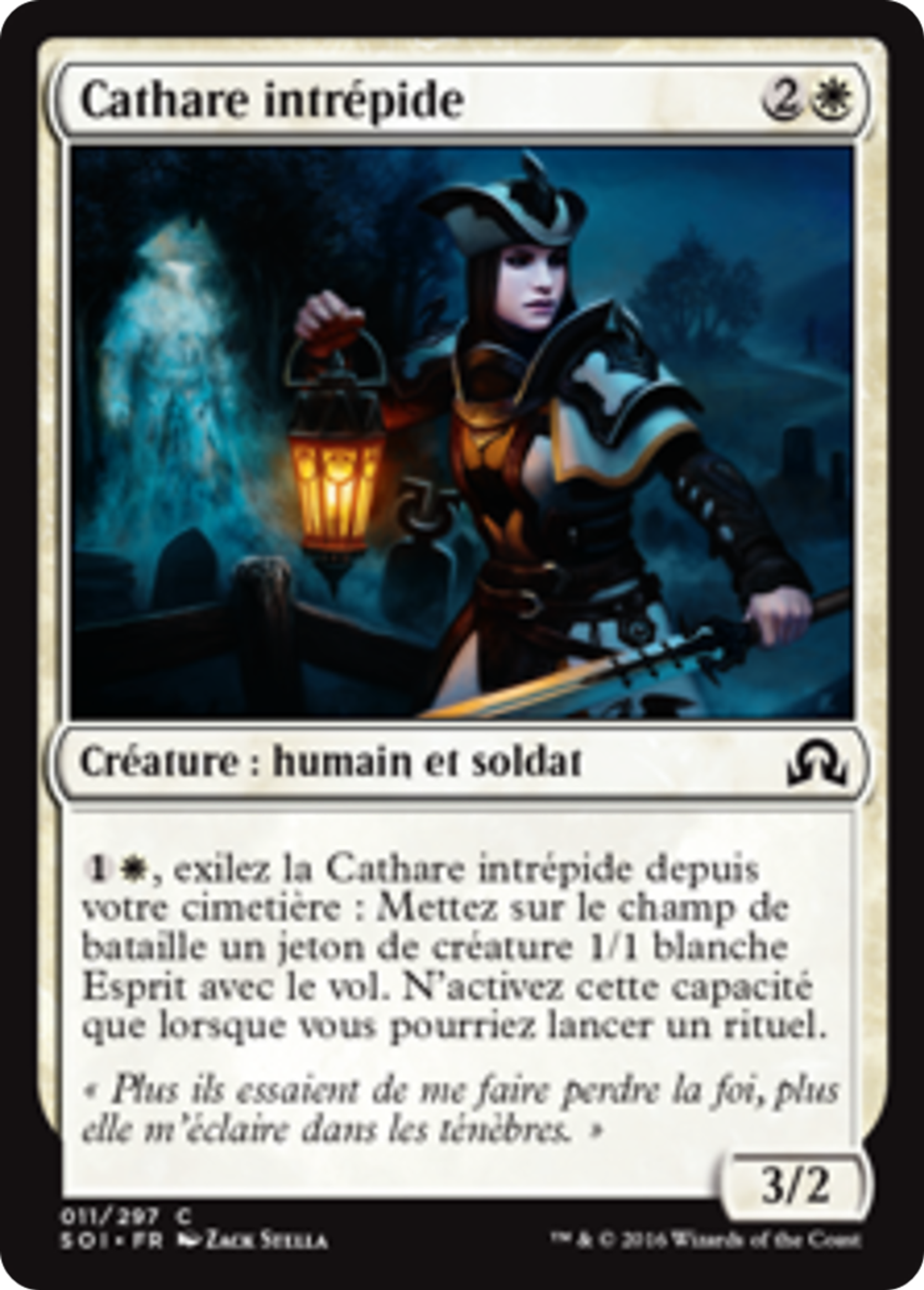 Cathare intrépide — Shadows over Innistrad — Magic: The Gathering