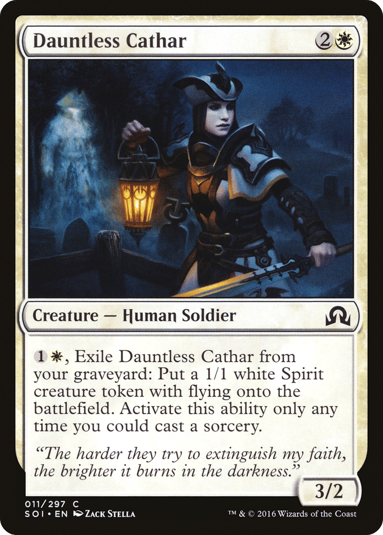 Dauntless Cathar — Shadows over Innistrad — Magic: The Gathering
