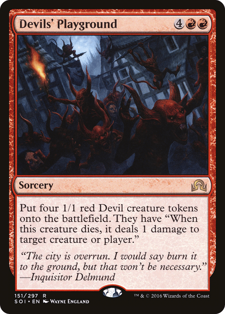 Devils' Playground — Shadows over Innistrad — Magic: The Gathering