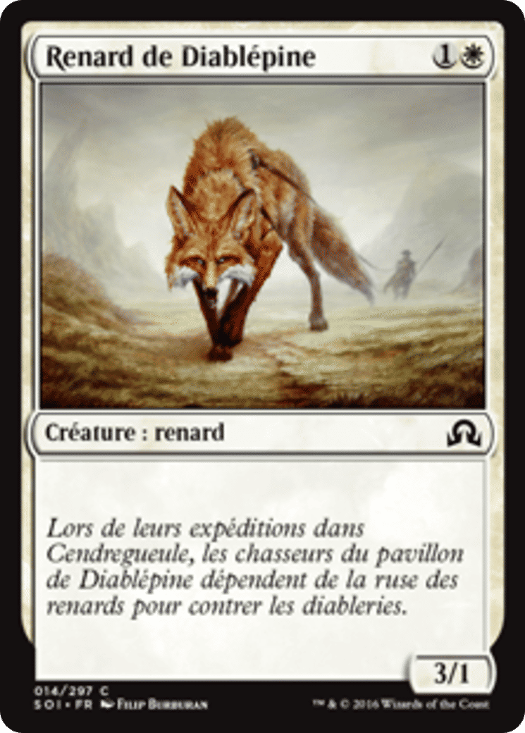 Renard de Diablépine — Shadows over Innistrad — Magic: The Gathering