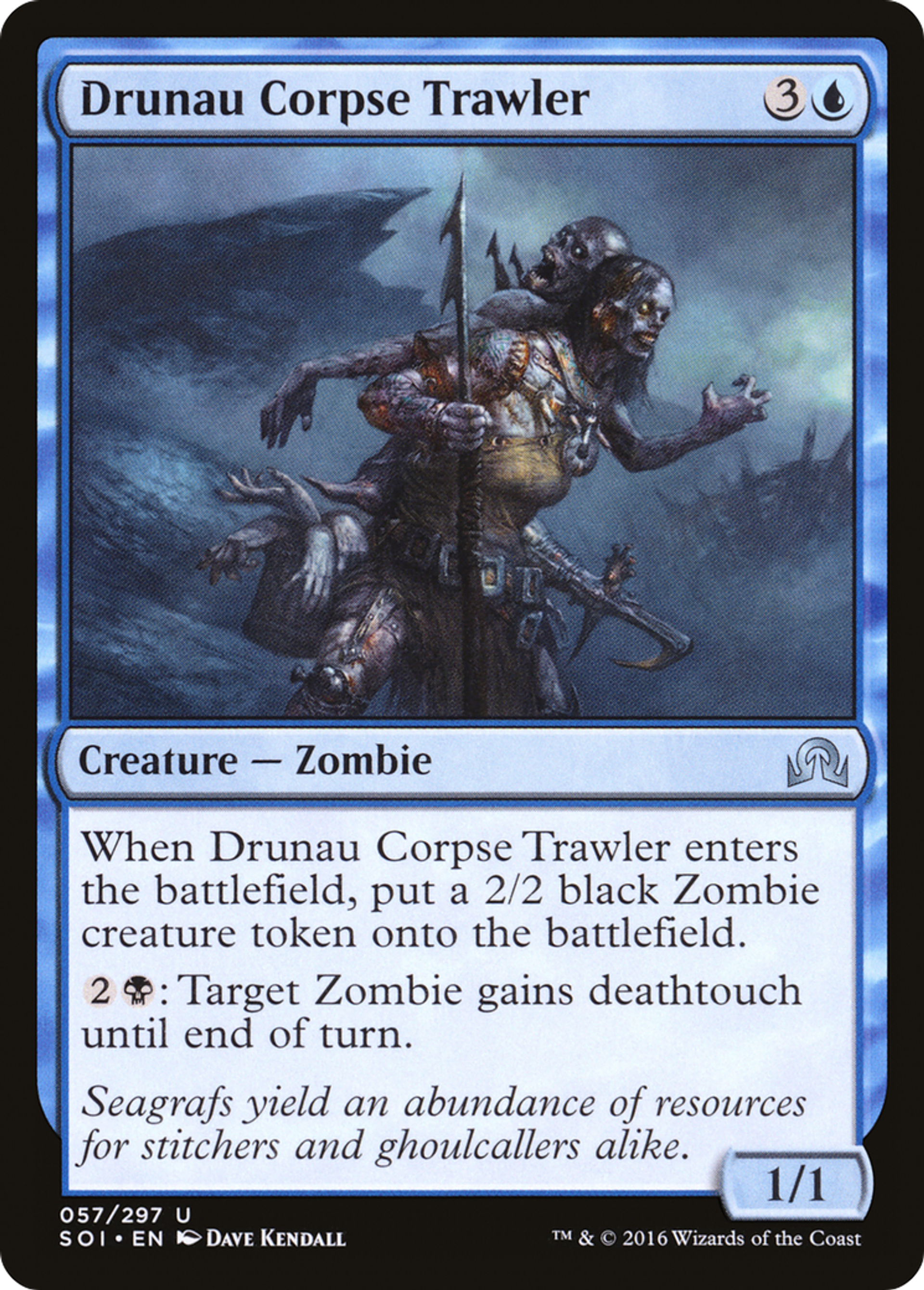 Drunau Corpse Trawler — Shadows over Innistrad — Magic: The Gathering