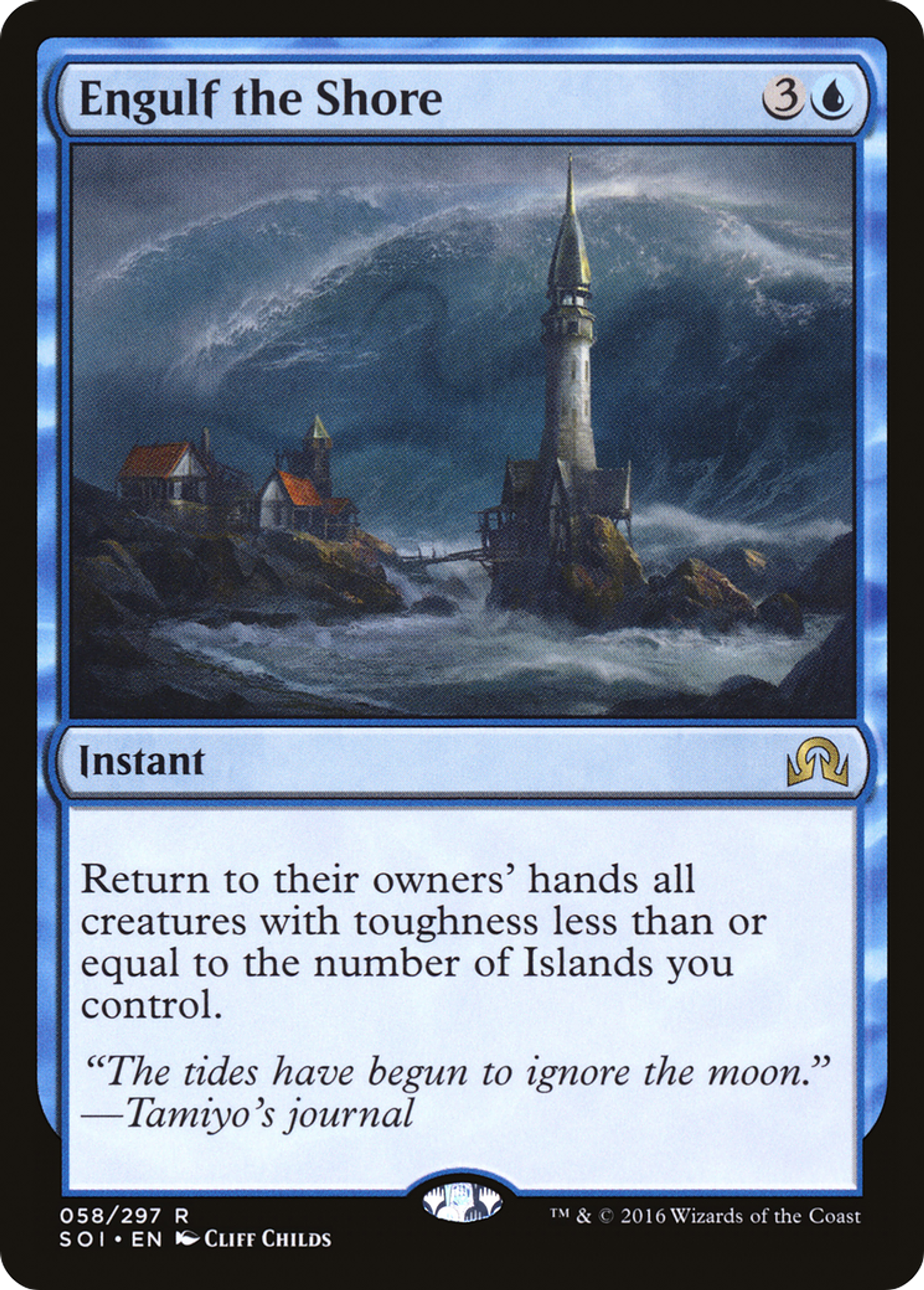 Engloutissement du littoral — Shadows over Innistrad — Magic: The Gathering