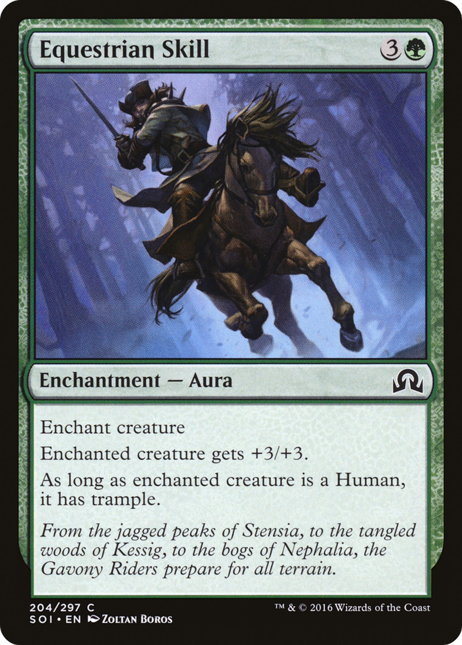Equestrian Skill — Shadows over Innistrad — Magic: The Gathering