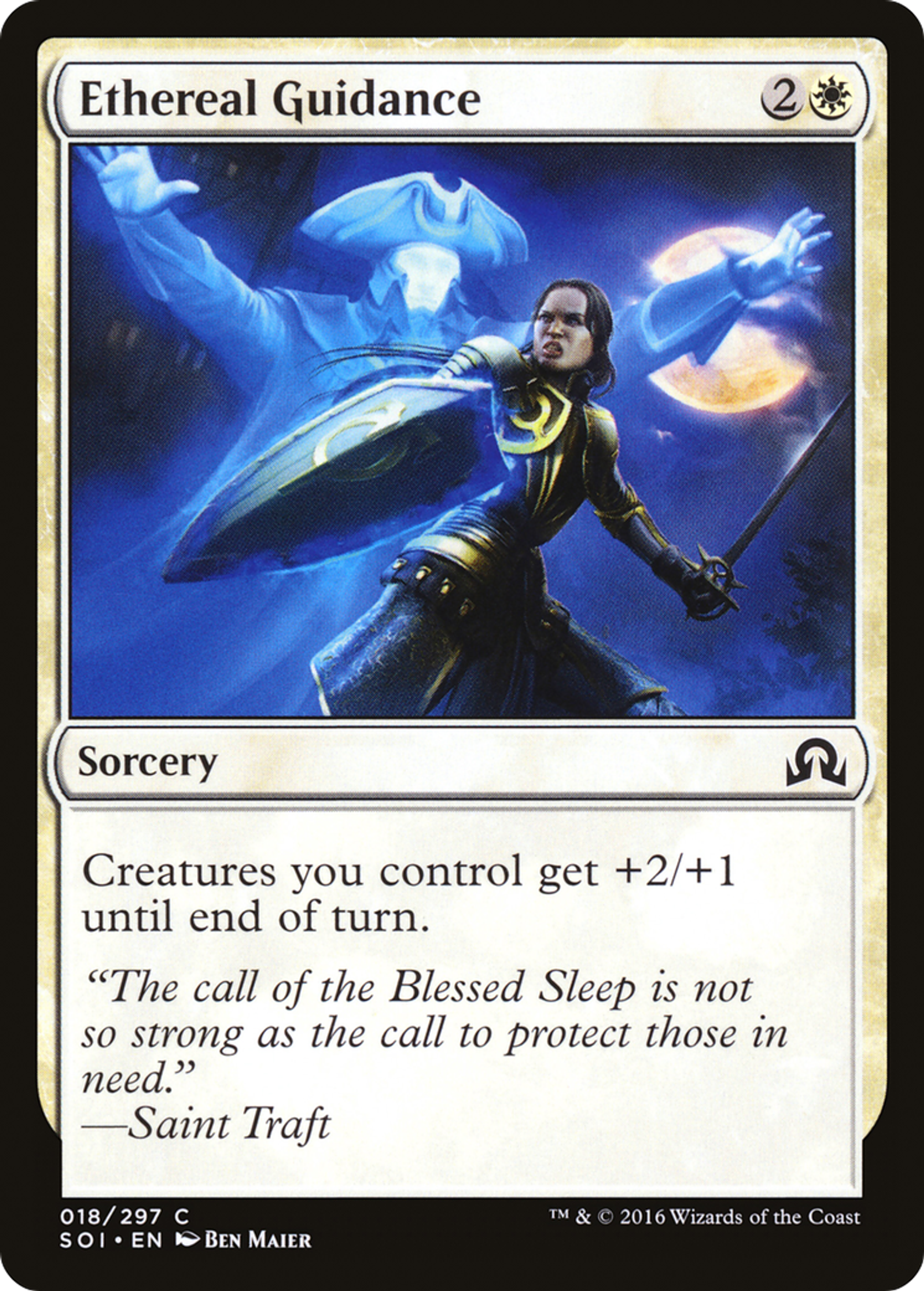 Ethereal Guidance — Shadows over Innistrad — Magic: The Gathering
