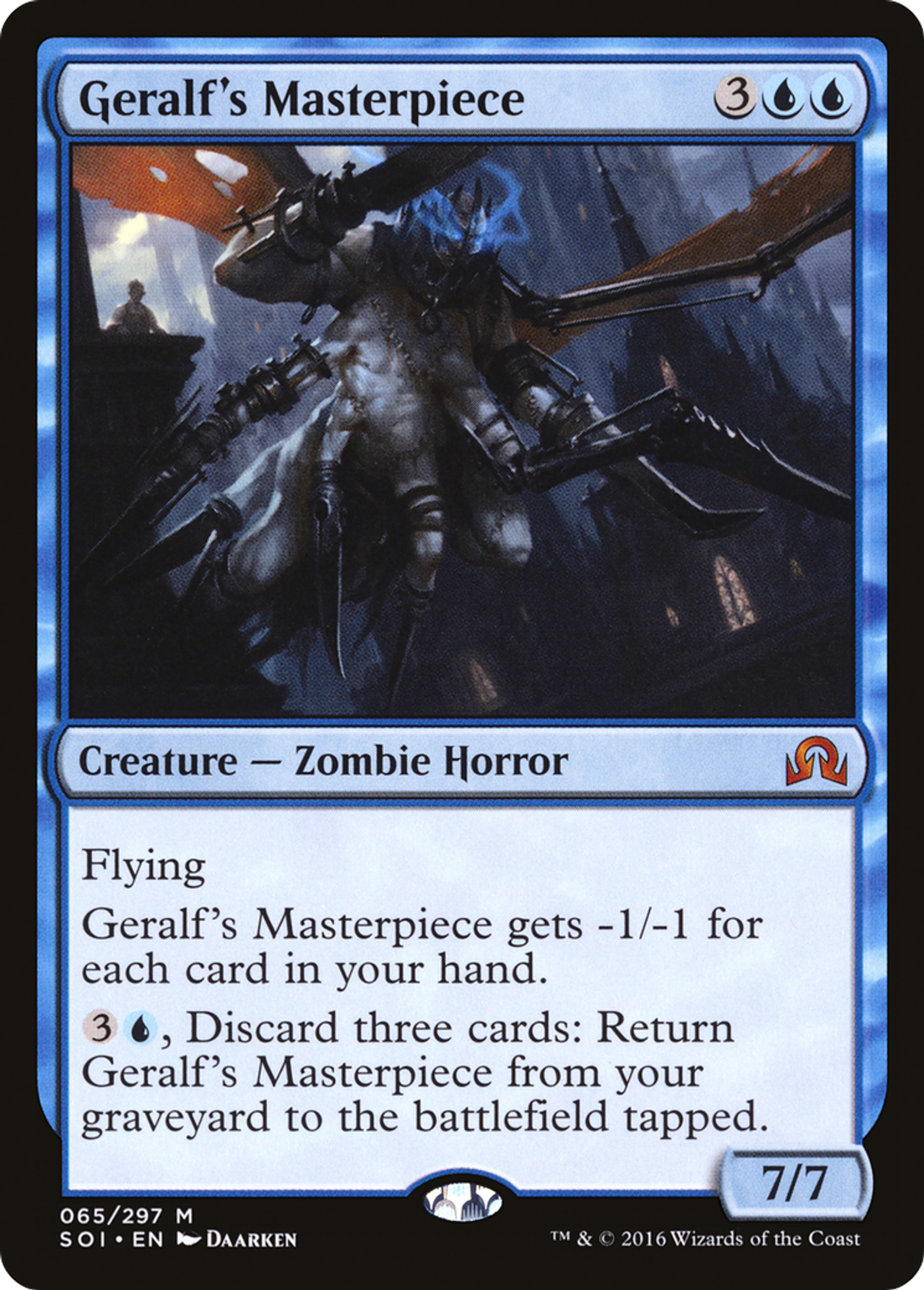 Chef d'œuvre de Geralf — Shadows over Innistrad — Magic: The Gathering