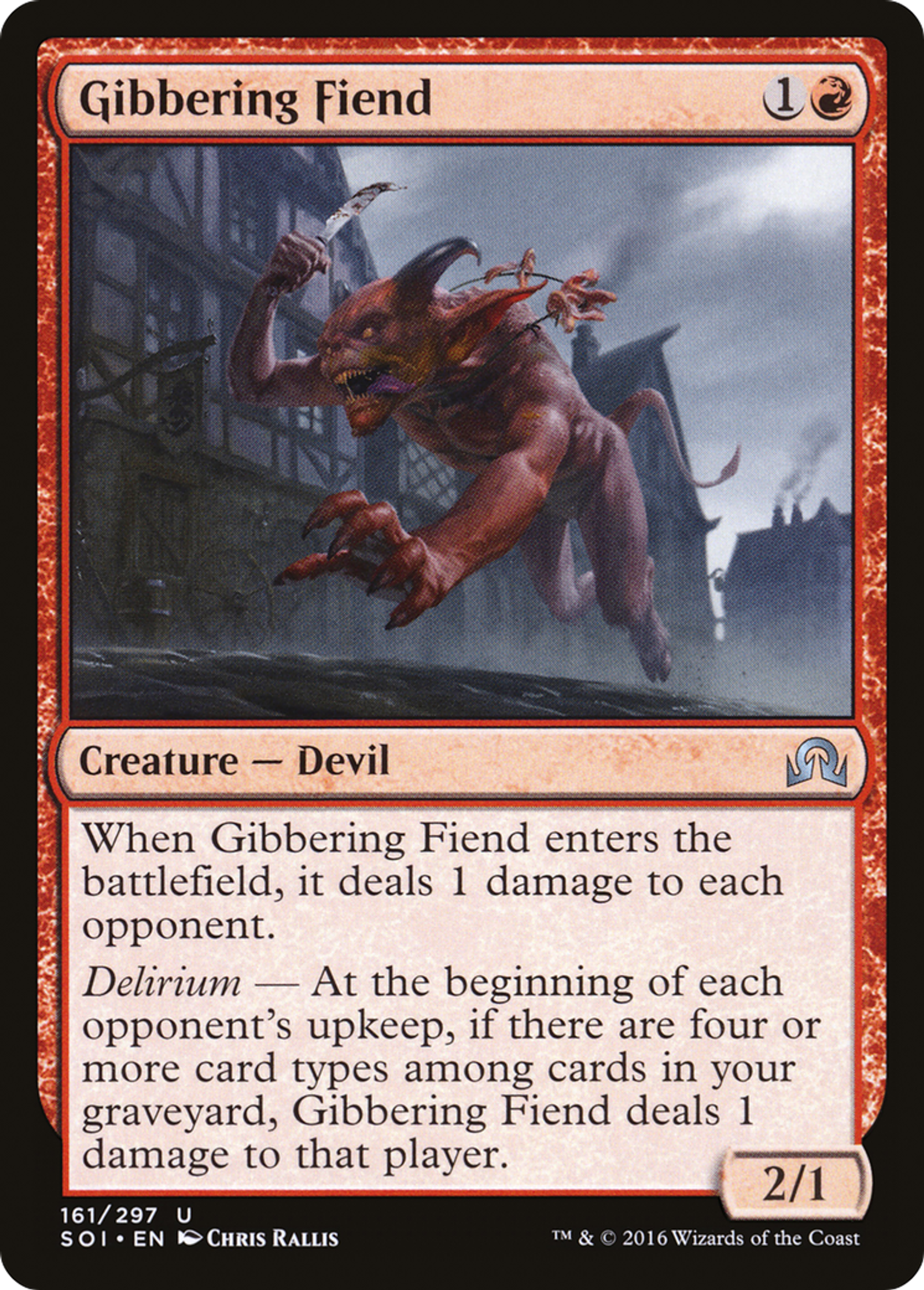 Fielleux ricanant — Shadows over Innistrad — Magic: The Gathering