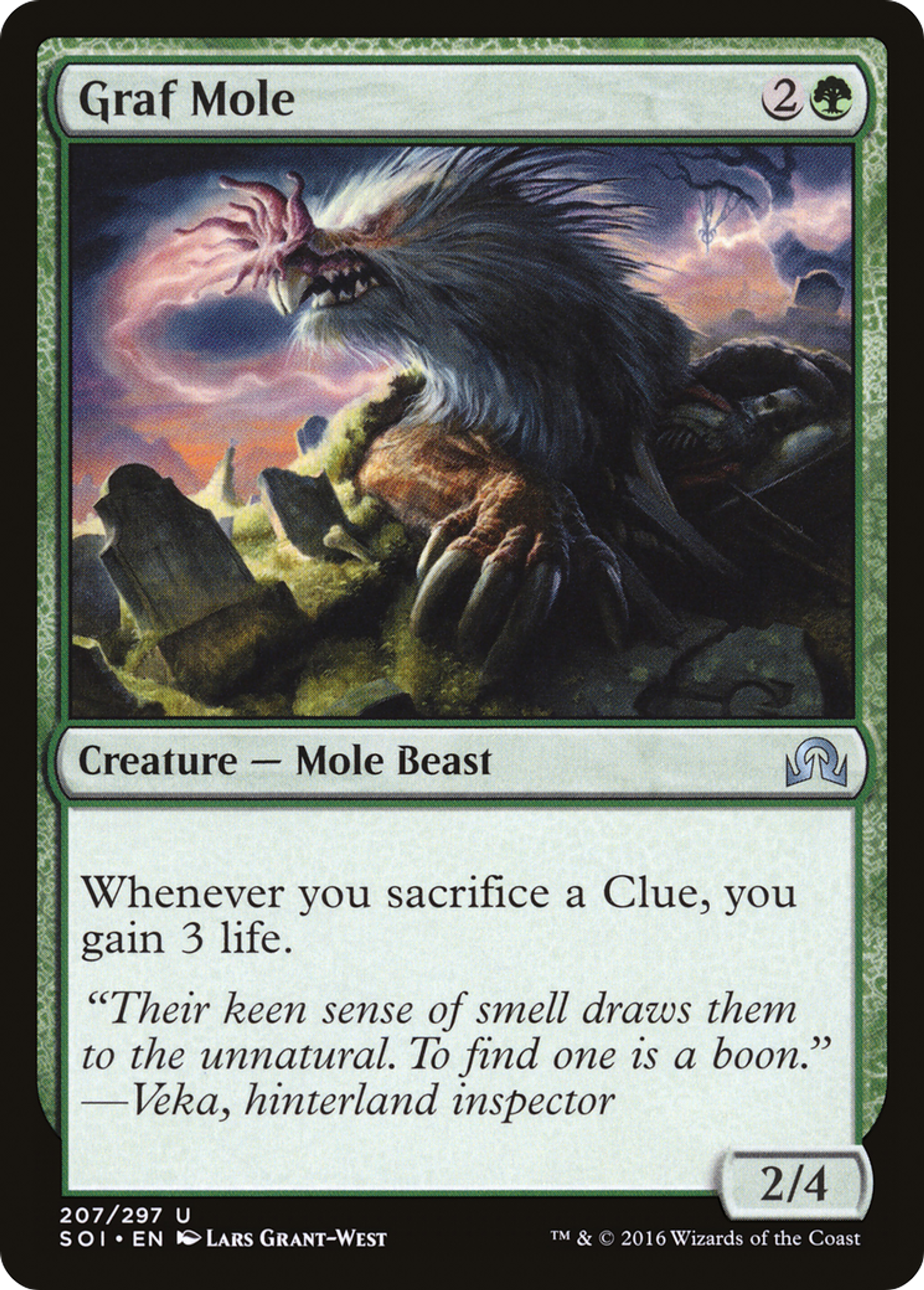Graf Mole — Shadows over Innistrad — Magic: The Gathering