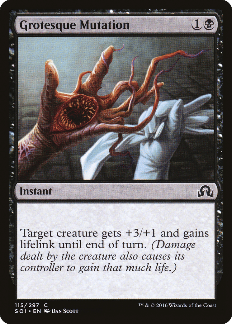 Grotesque Mutation — Shadows over Innistrad — Magic: The Gathering