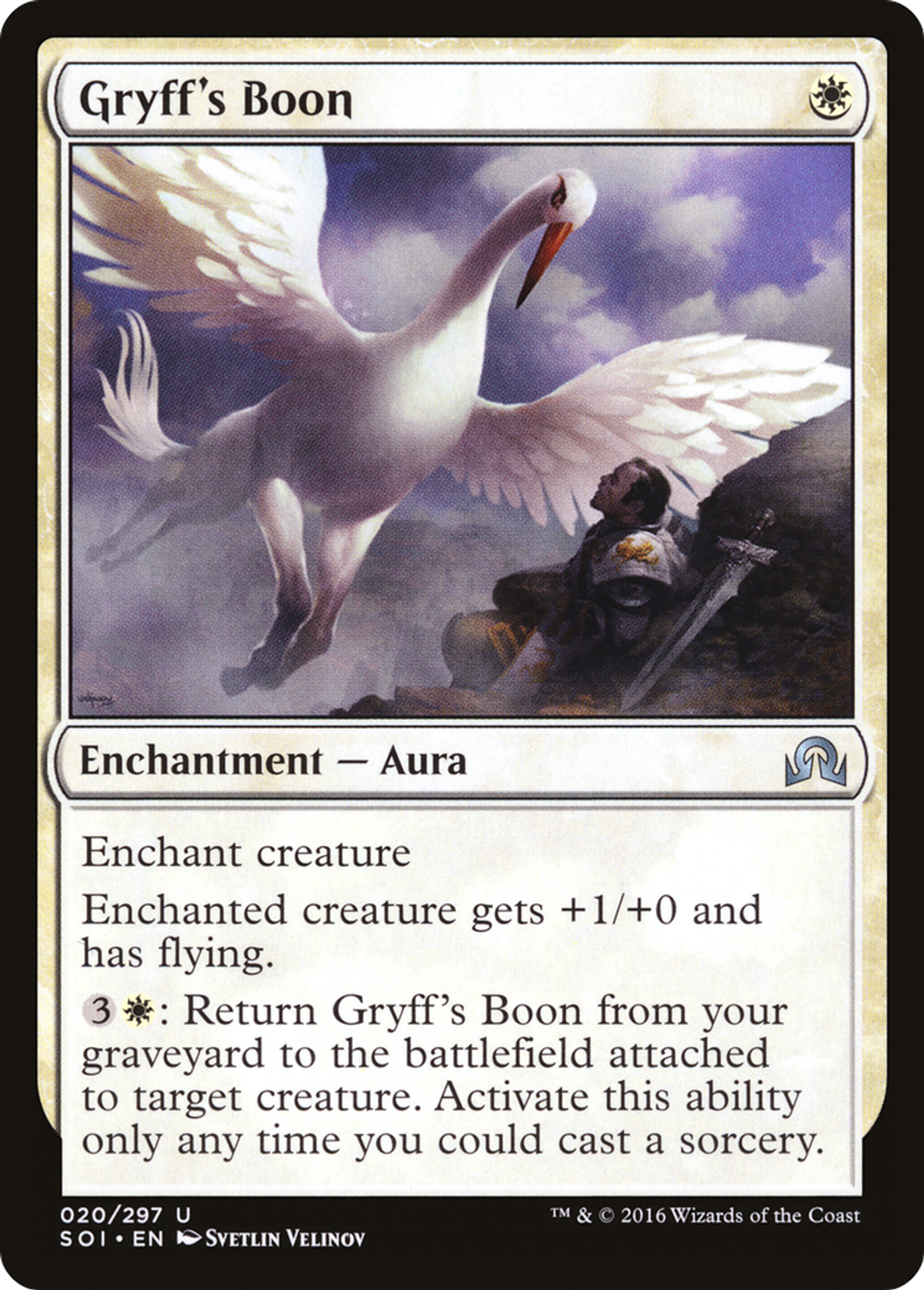 Gryff's Boon — Shadows over Innistrad — Magic: The Gathering