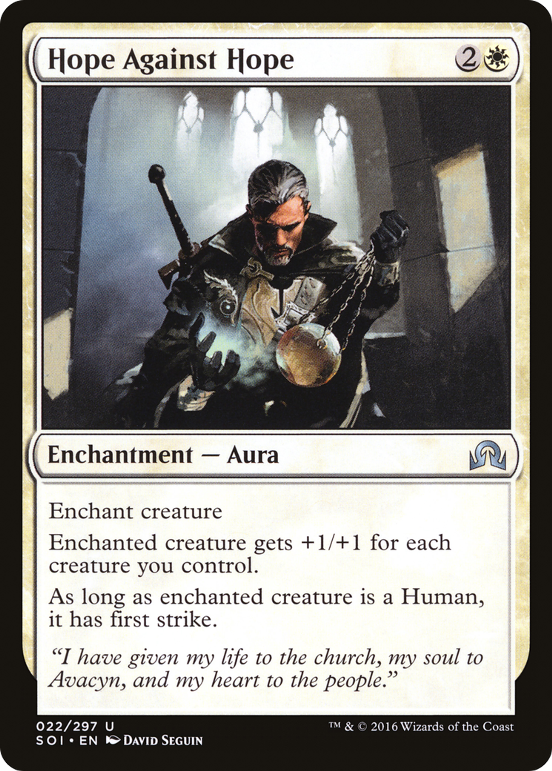 Hope Against Hope — Shadows over Innistrad — Magic: The Gathering