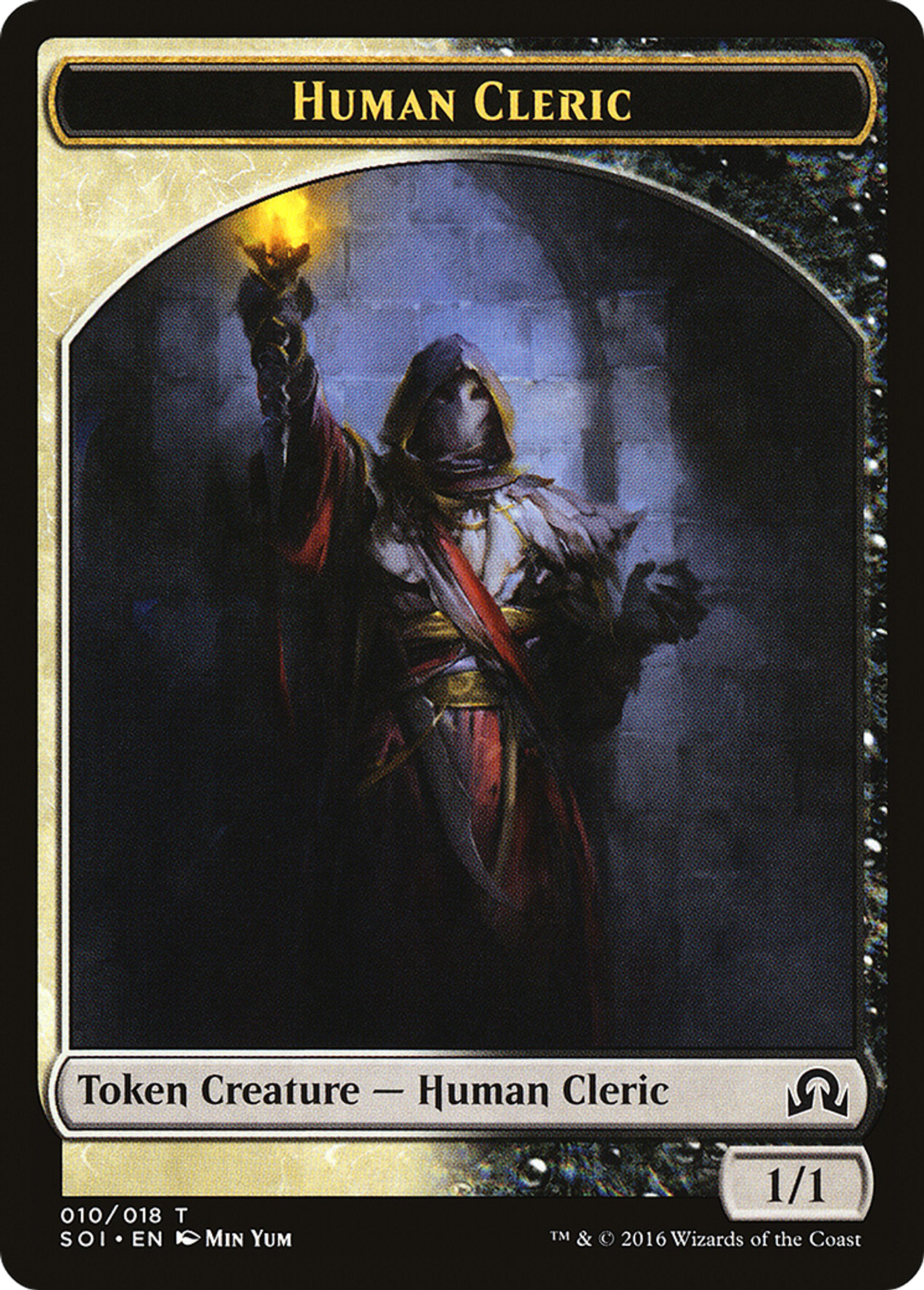 Human Cleric — Shadows over Innistrad — Magic: The Gathering
