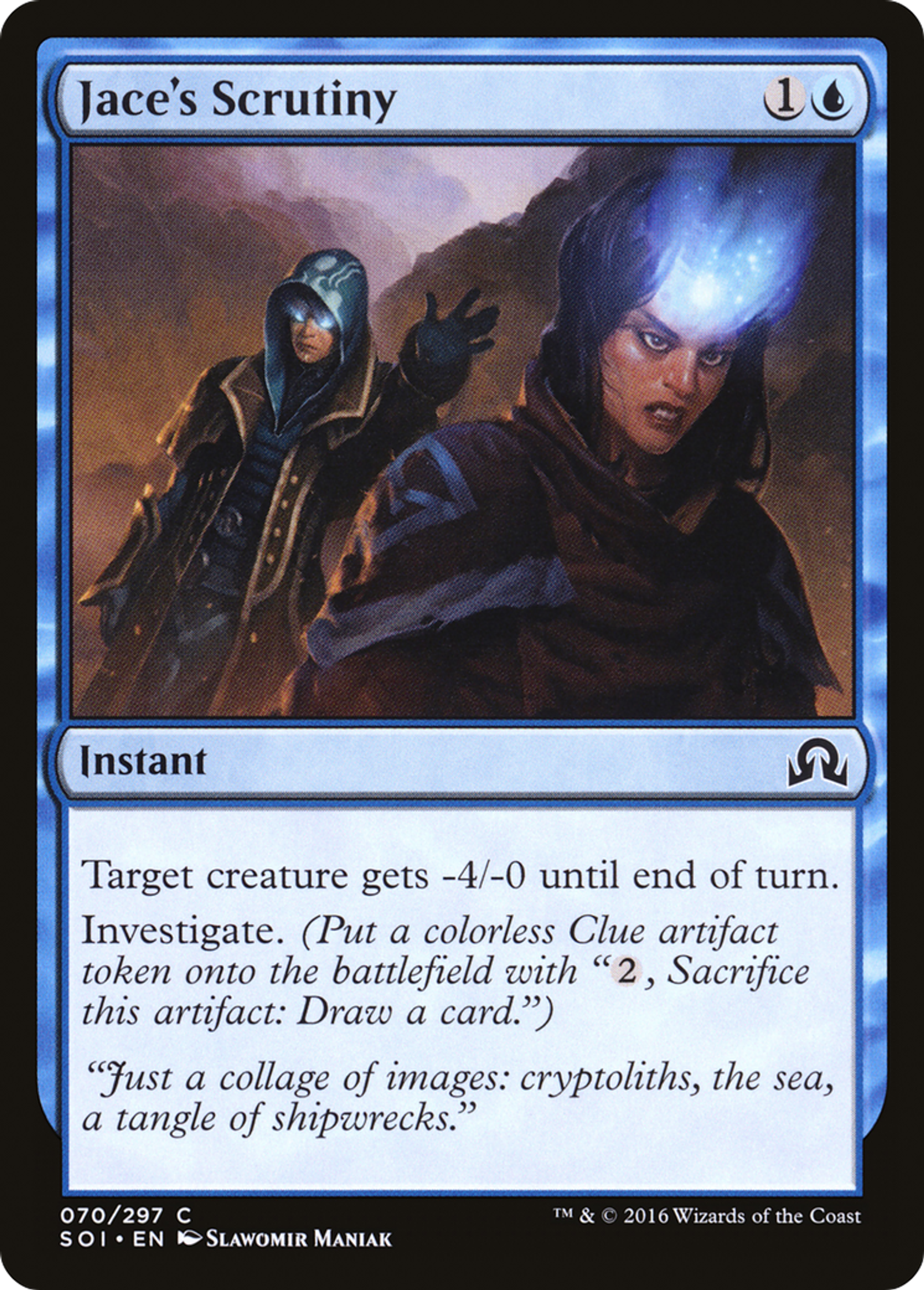 Examen de Jace — Shadows over Innistrad — Magic: The Gathering