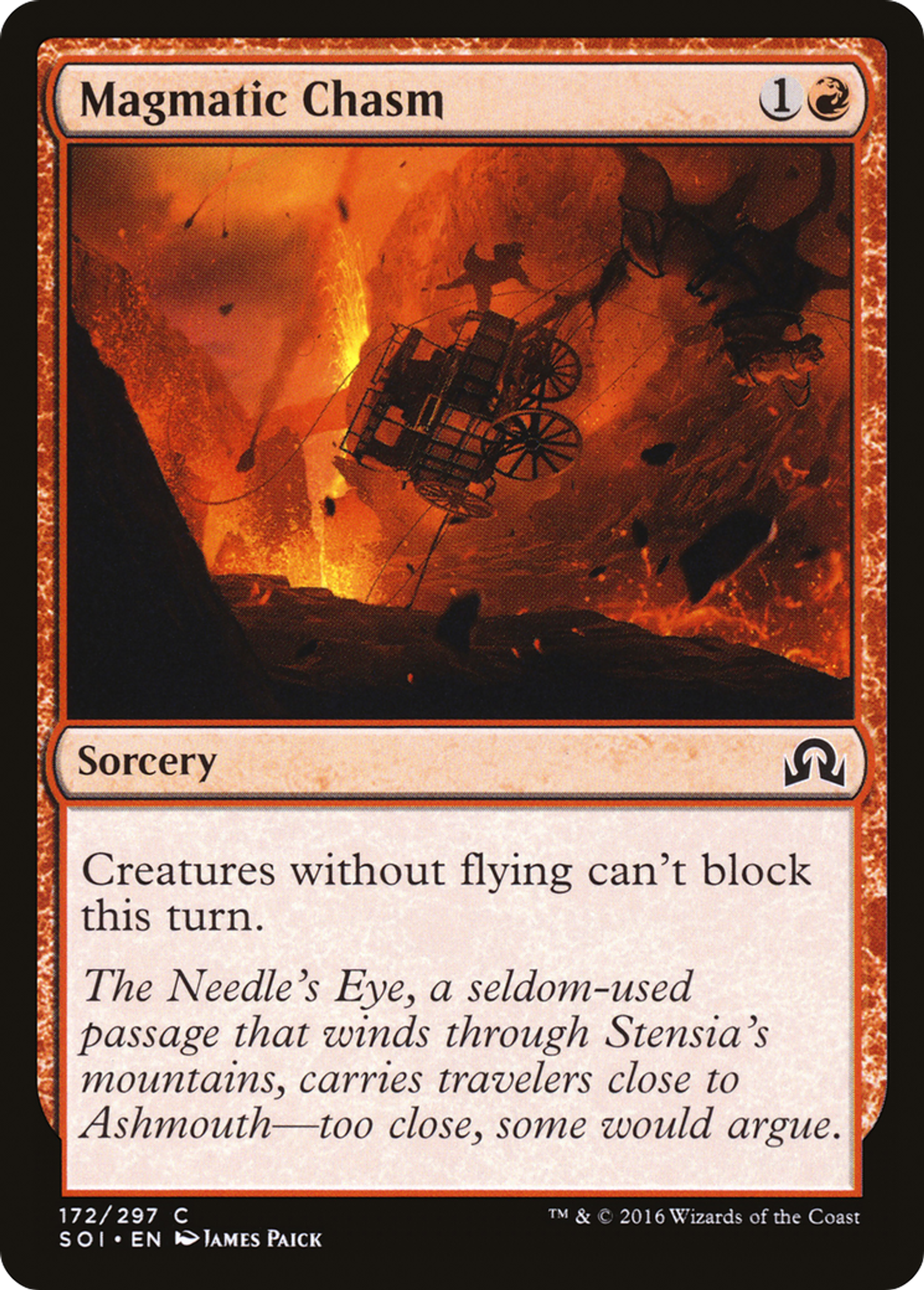 Magmatic Chasm — Shadows over Innistrad — Magic: The Gathering
