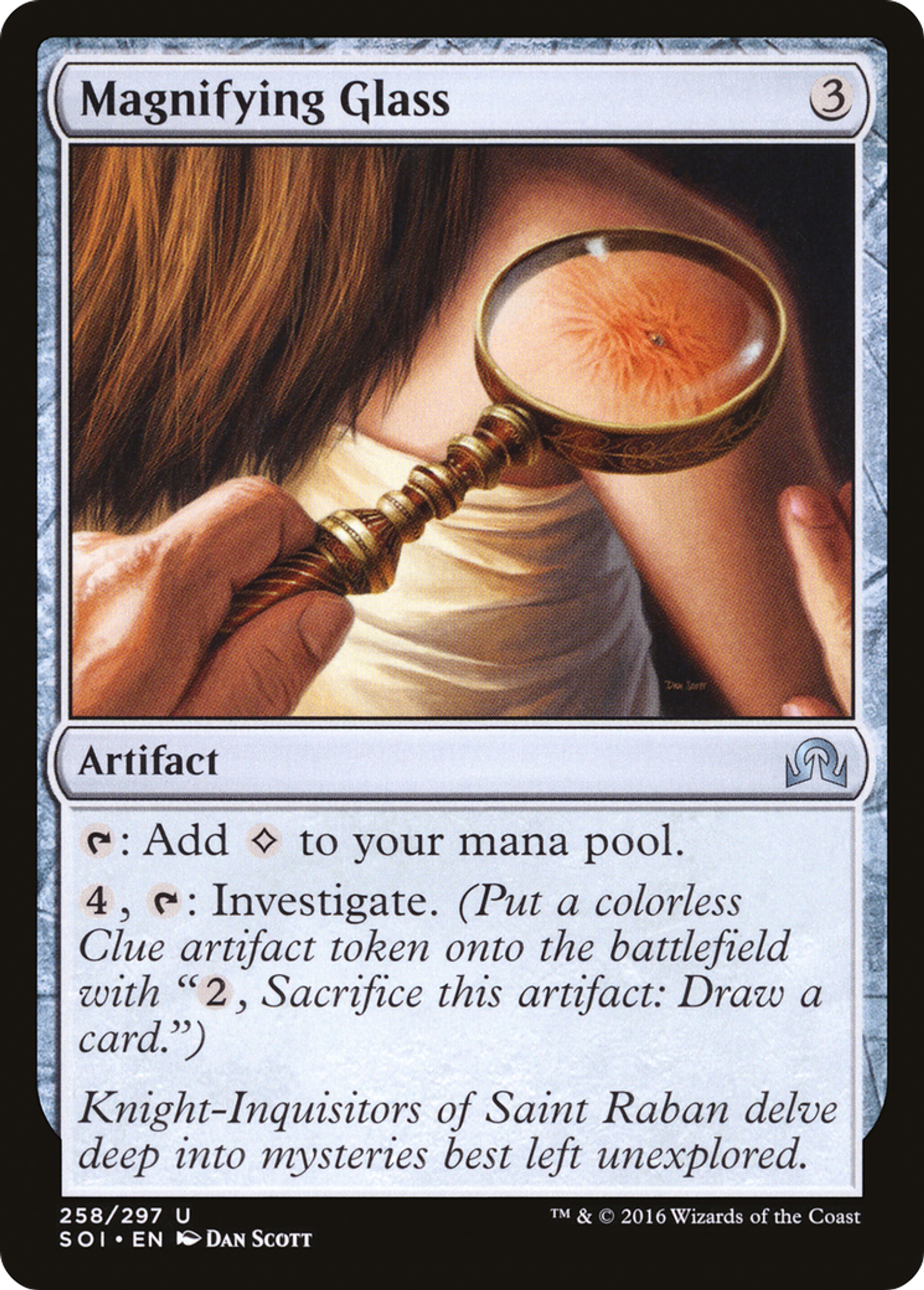 Magnifying Glass — Shadows over Innistrad — Magic: The Gathering