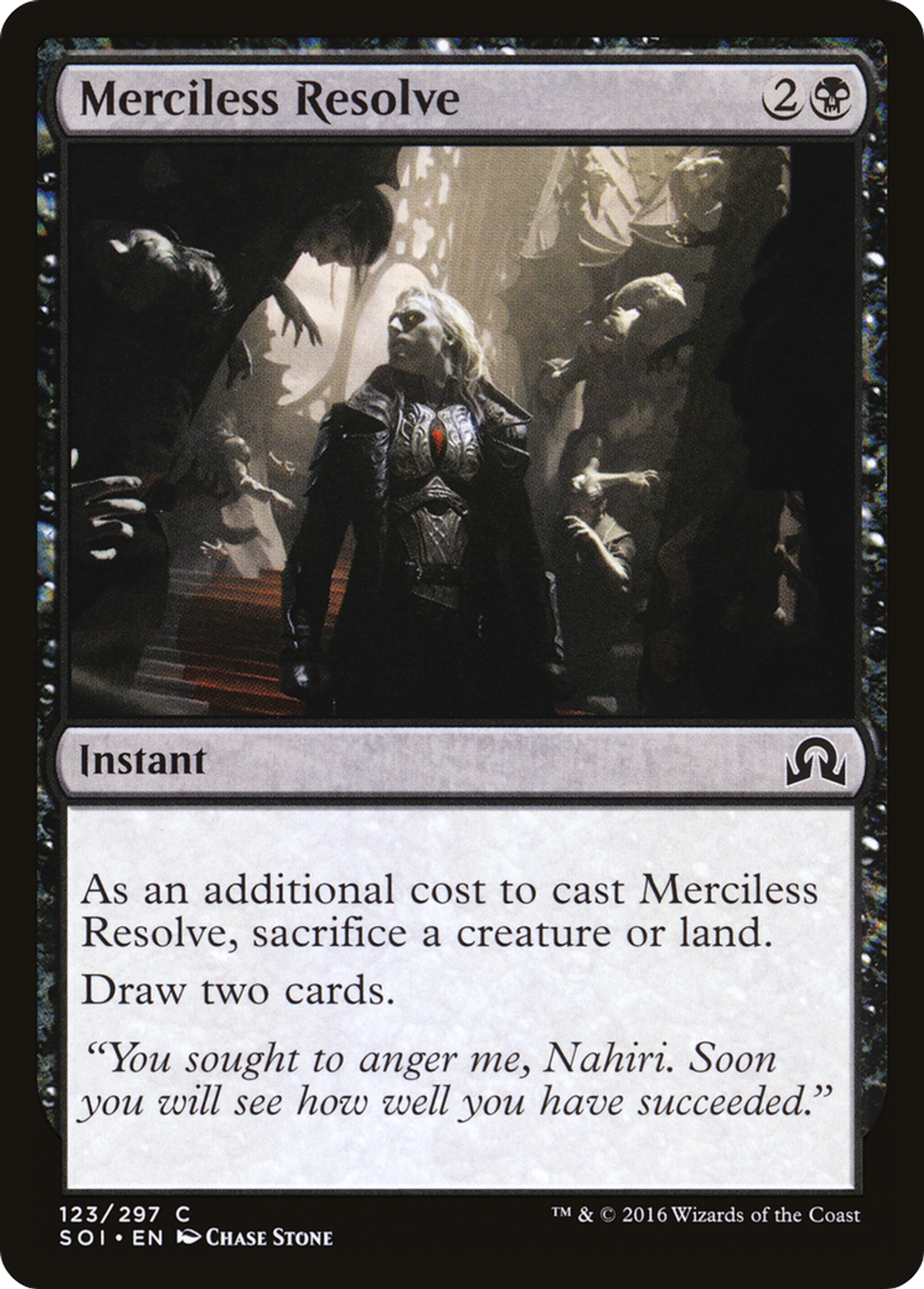 Résolution impitoyable — Shadows over Innistrad — Magic: The Gathering