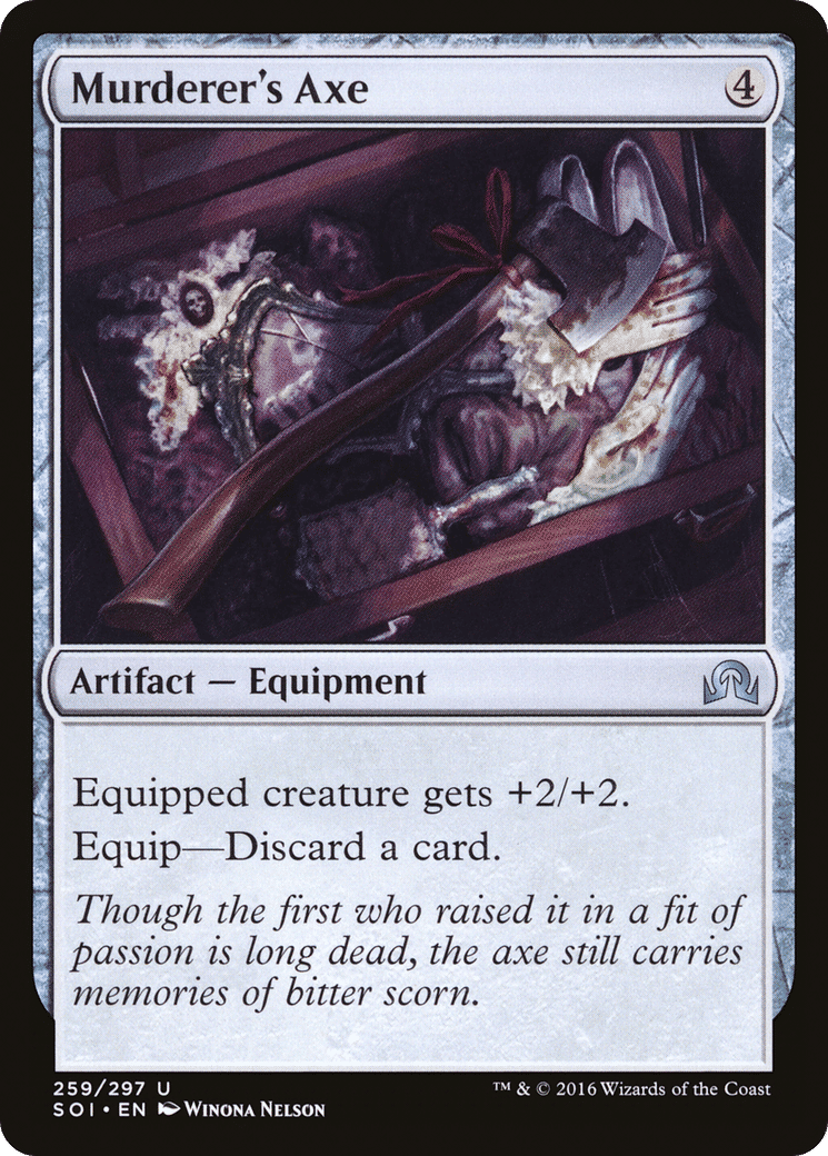 Murderer's Axe — Shadows over Innistrad — Magic: The Gathering