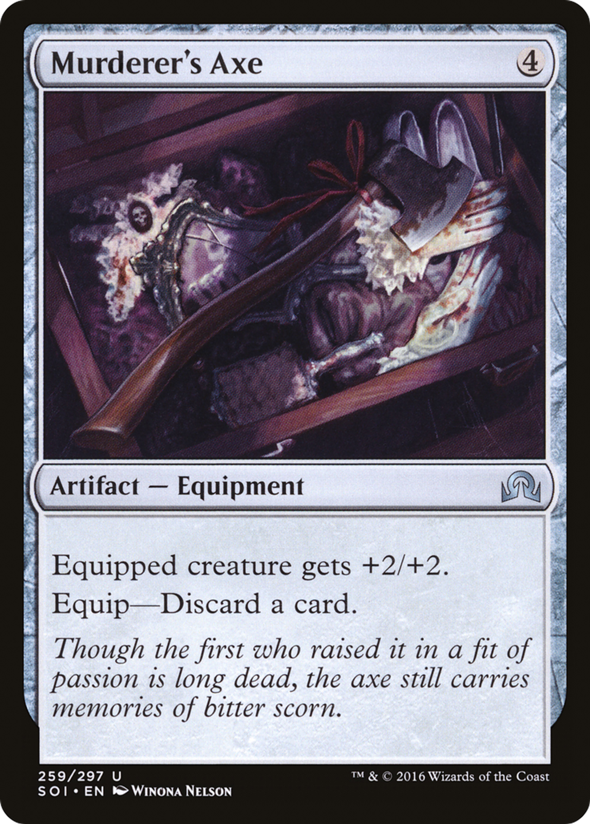 Murderer's Axe — Shadows over Innistrad — Magic: The Gathering
