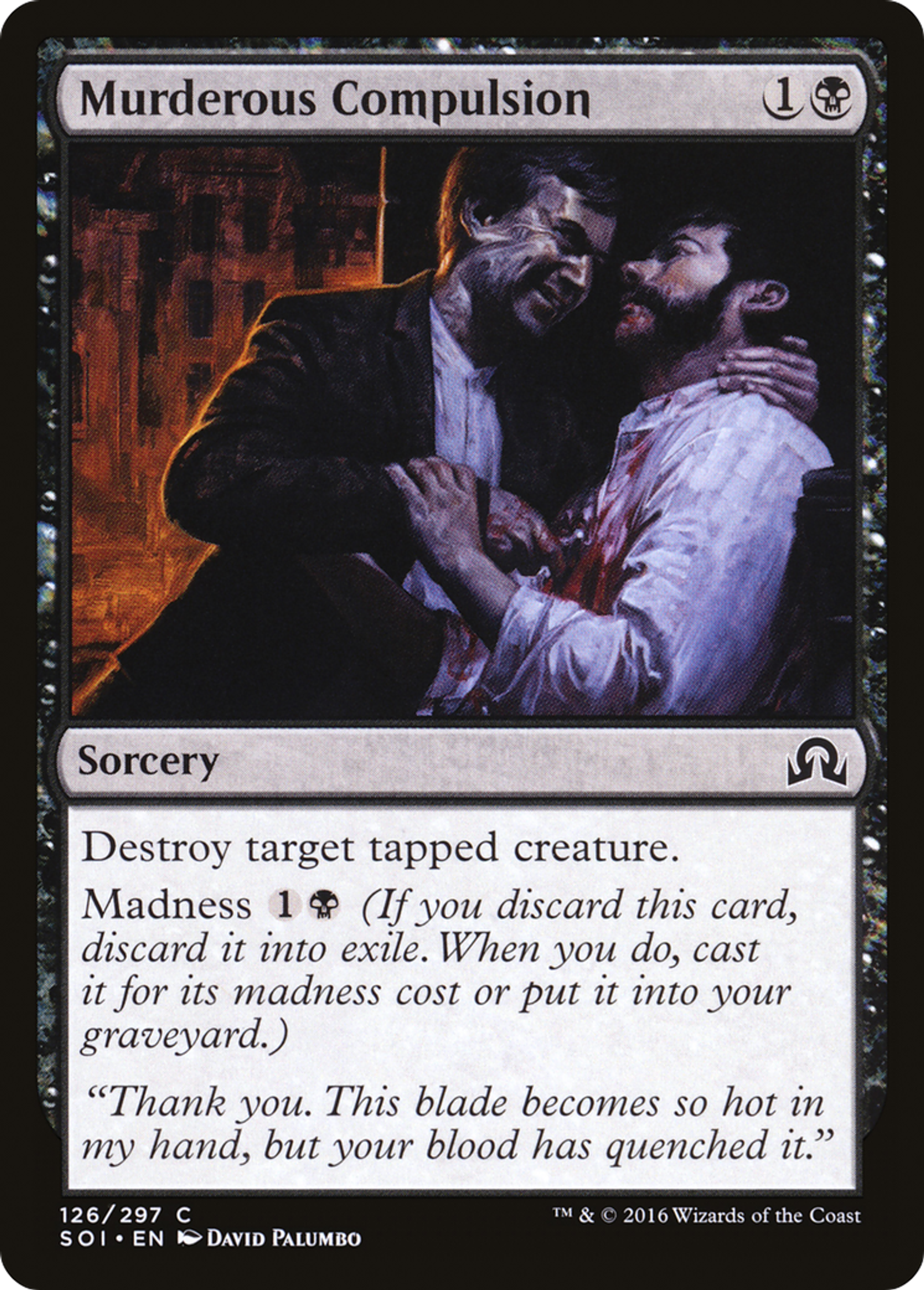 Instinct meurtrier — Shadows over Innistrad — Magic: The Gathering