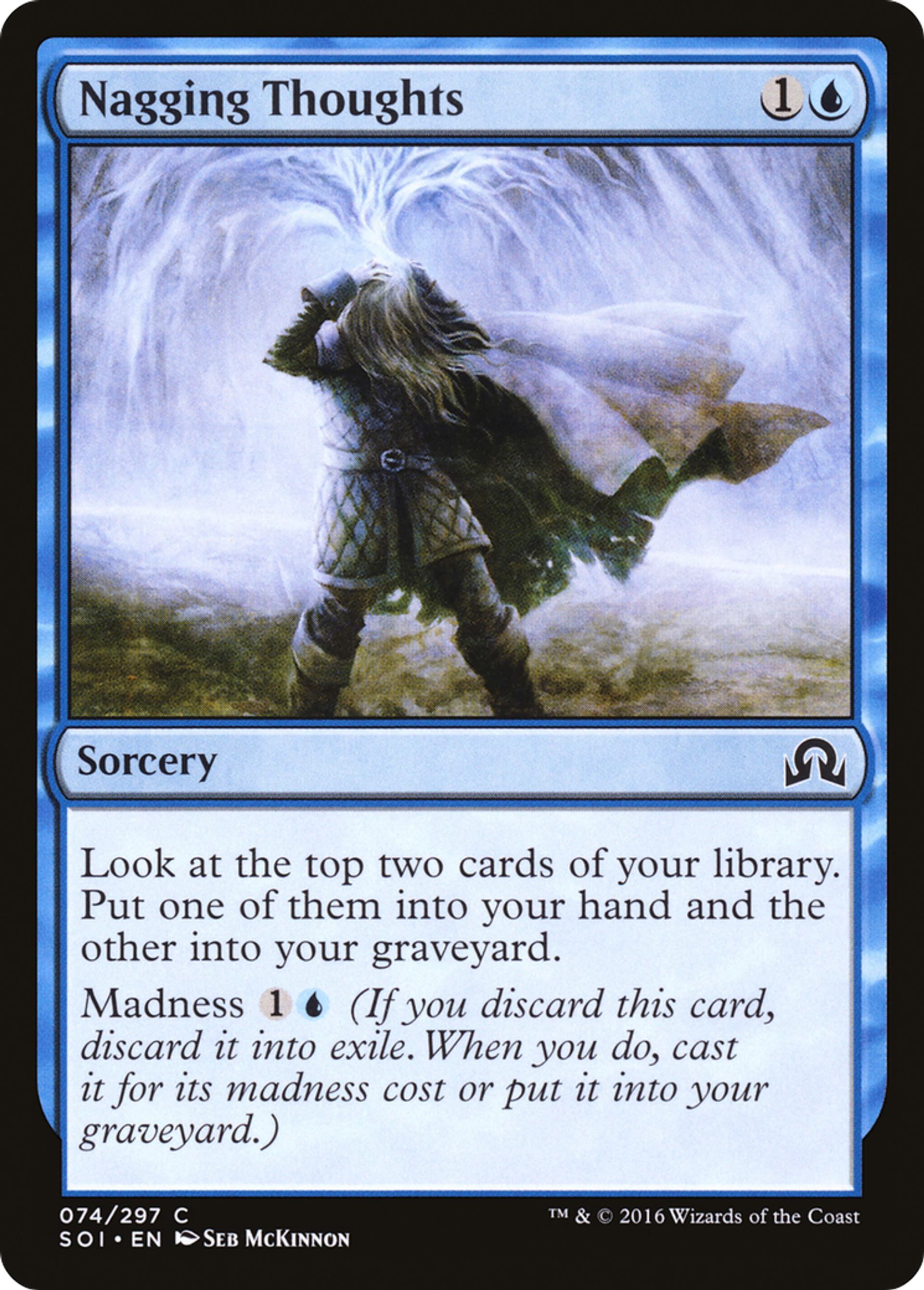 Pensées tenaces — Shadows over Innistrad — Magic: The Gathering