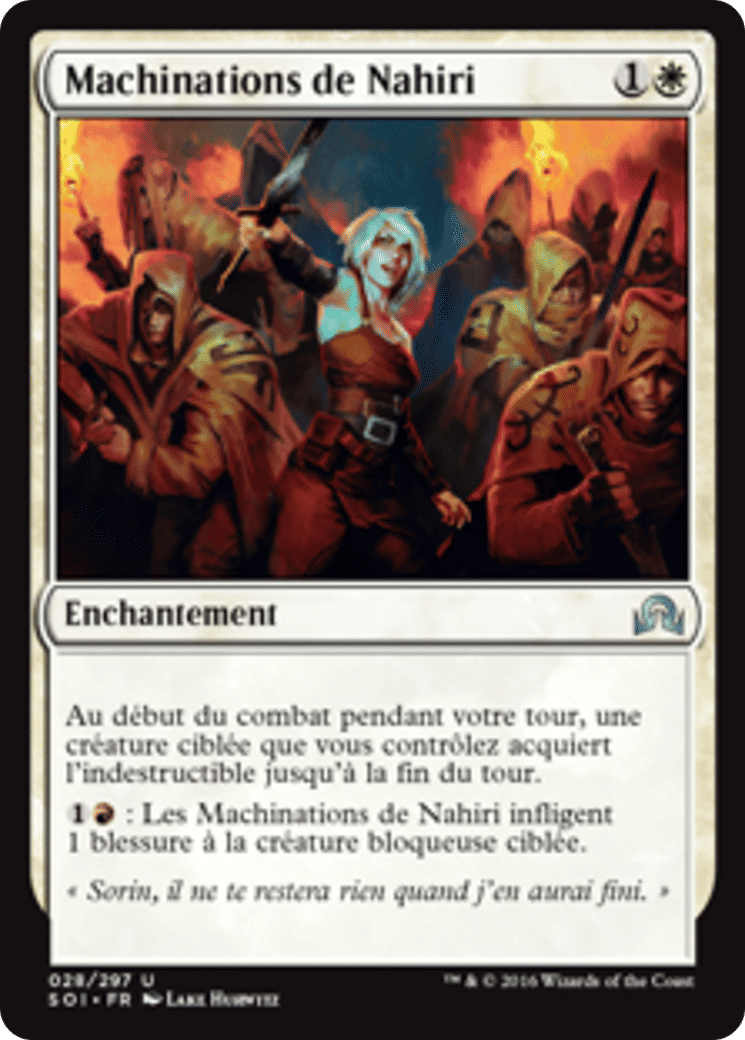 Machinations de Nahiri — Shadows over Innistrad — Magic: The Gathering