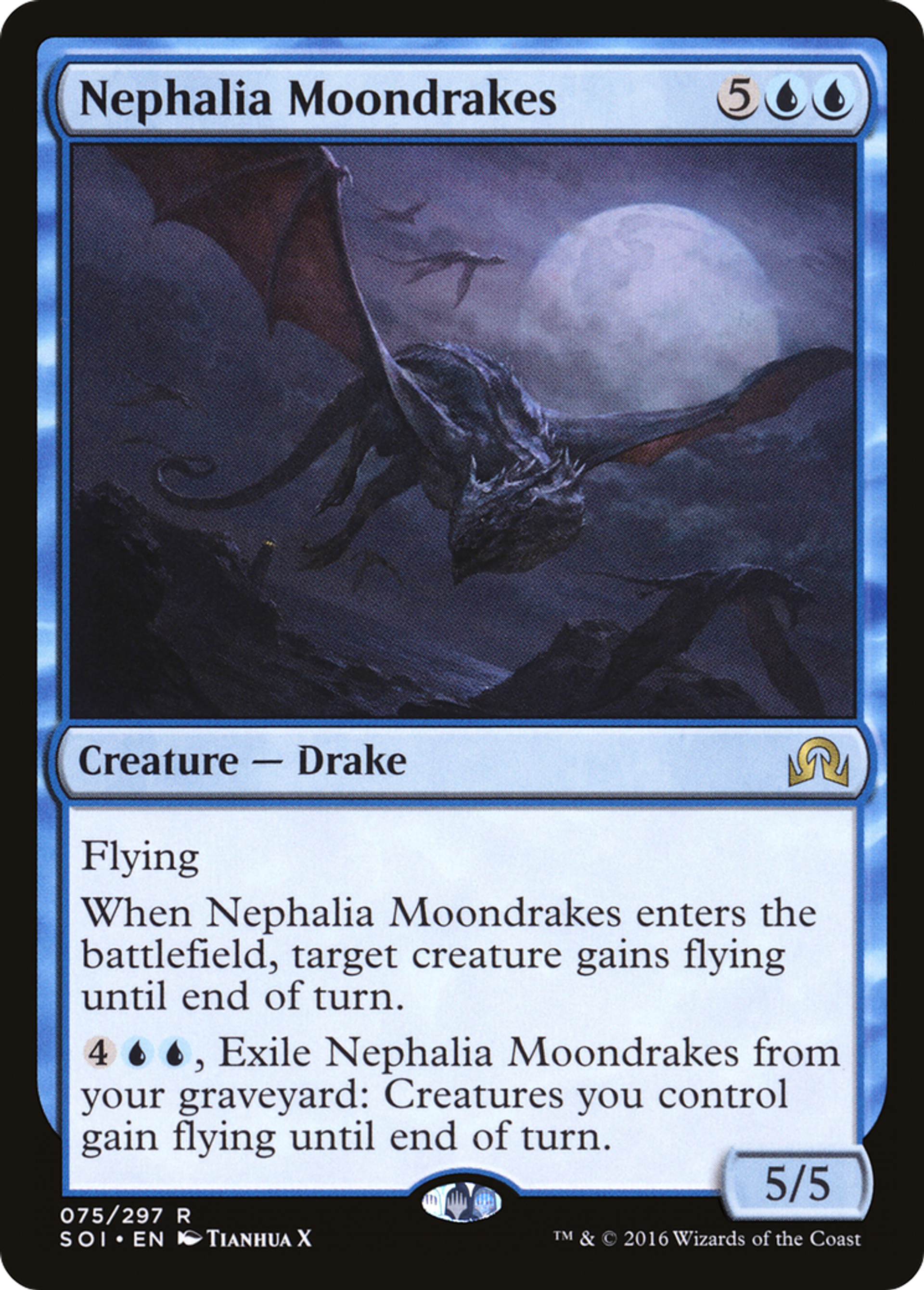 Drakôns lunaires de Néphalie — Shadows over Innistrad — Magic: The Gathering