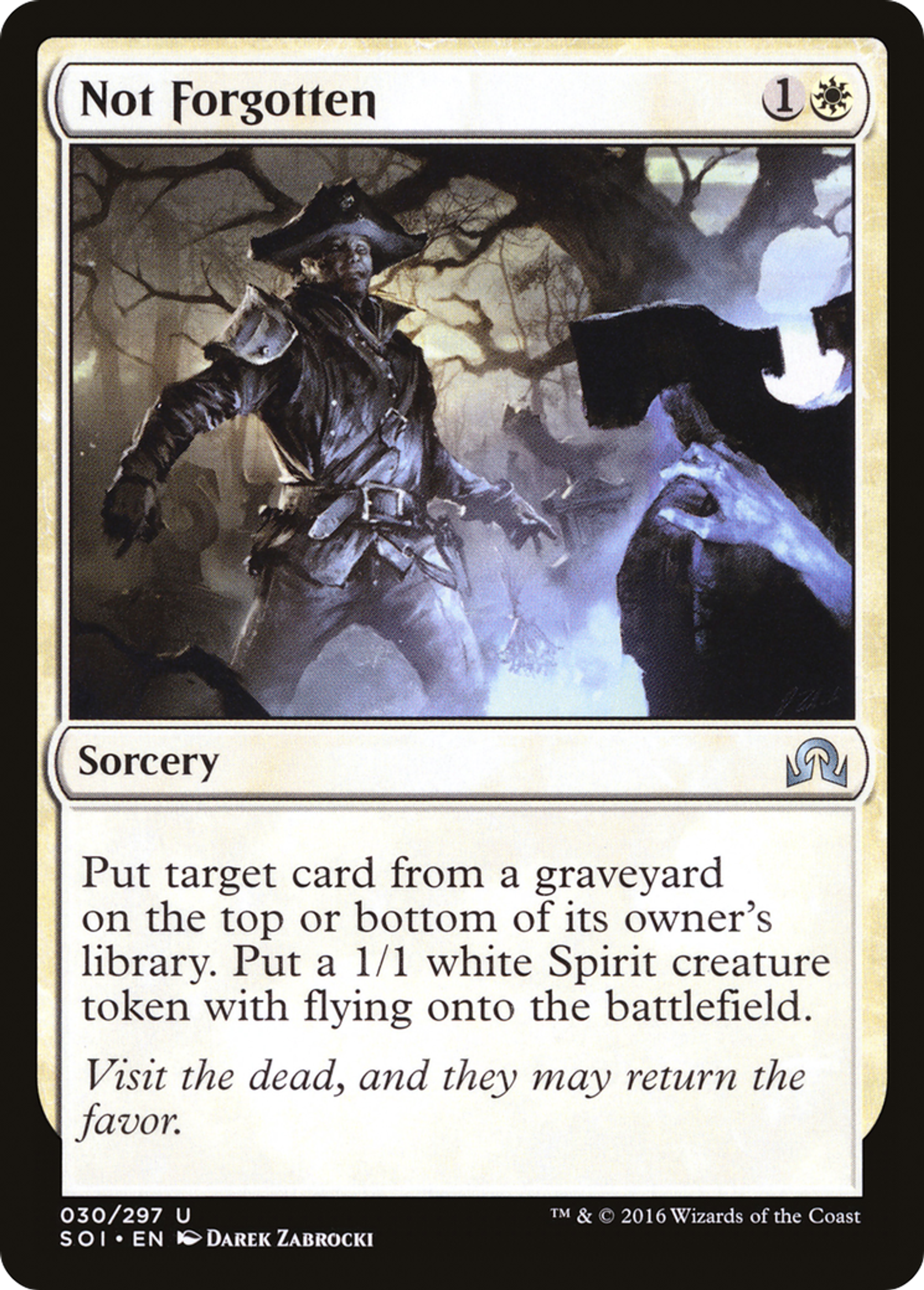 Not Forgotten — Shadows over Innistrad — Magic: The Gathering