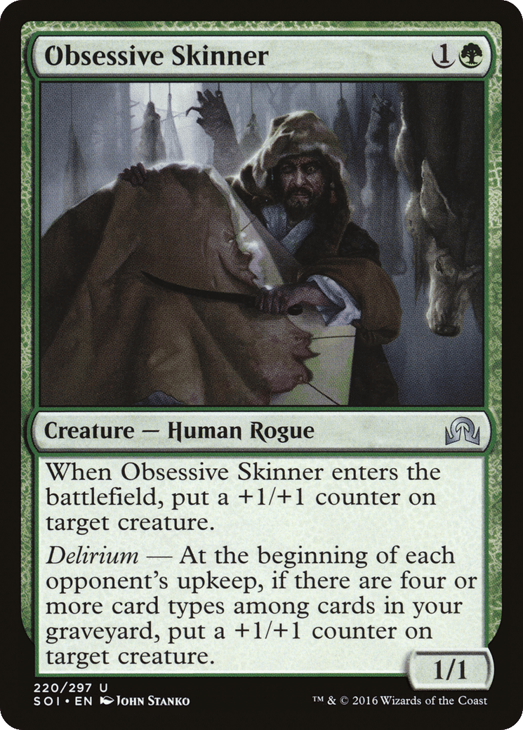 Obsessive Skinner — Shadows over Innistrad — Magic: The Gathering