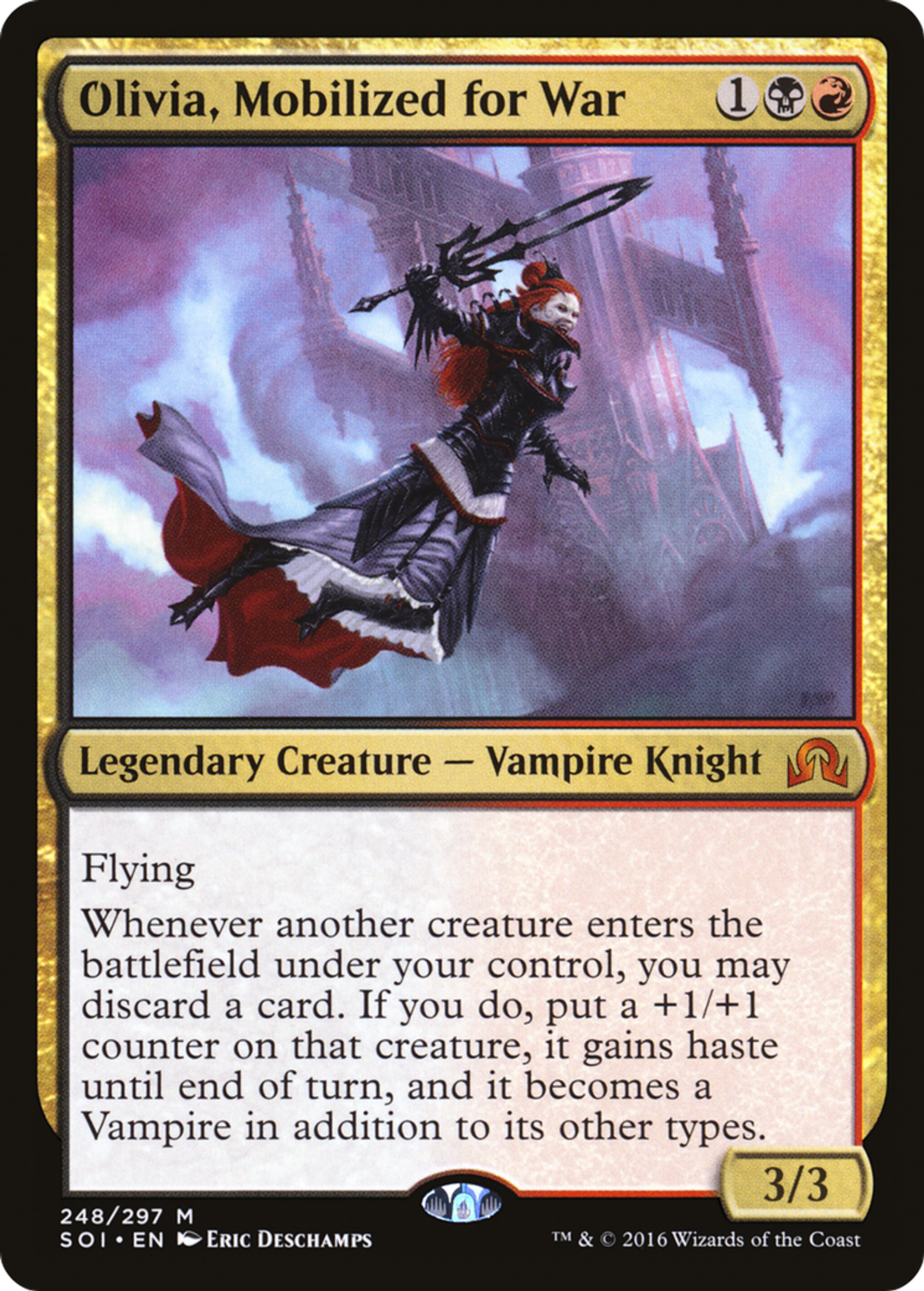 Olivia, Mobilized for War — Shadows over Innistrad — Magic: The Gathering
