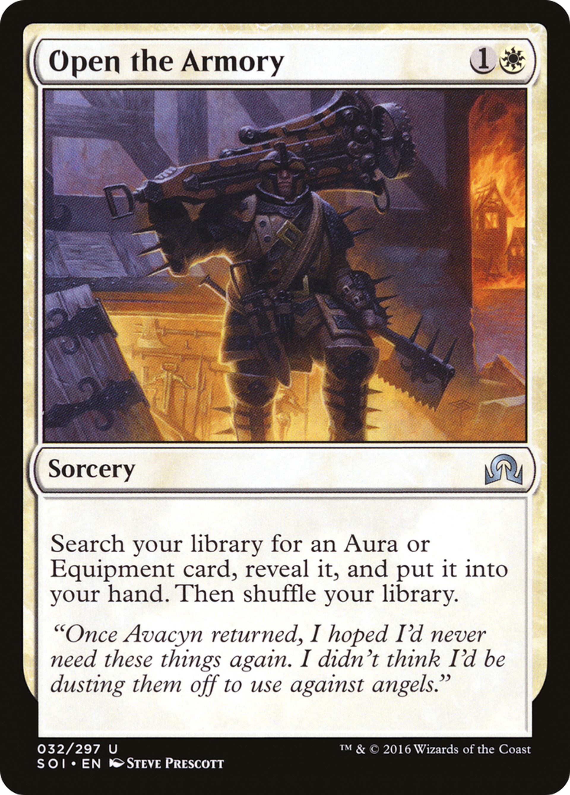 Open the Armory — Shadows over Innistrad — Magic: The Gathering