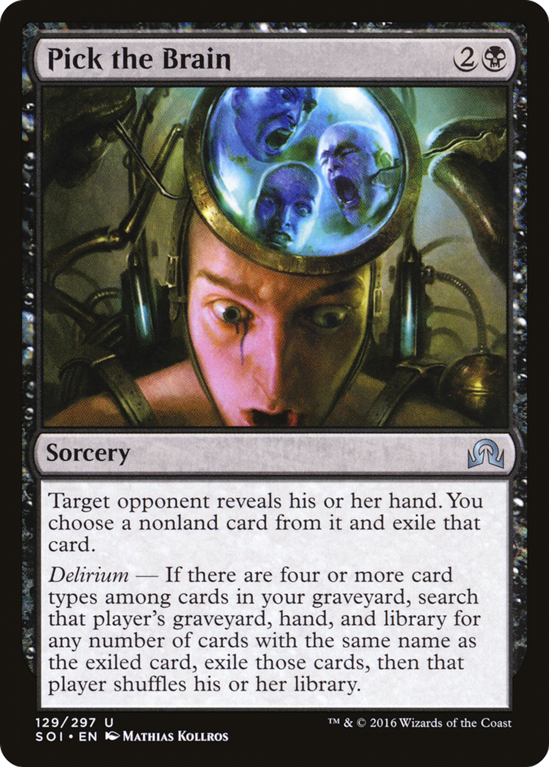 Pick the Brain — Shadows over Innistrad — Magic: The Gathering