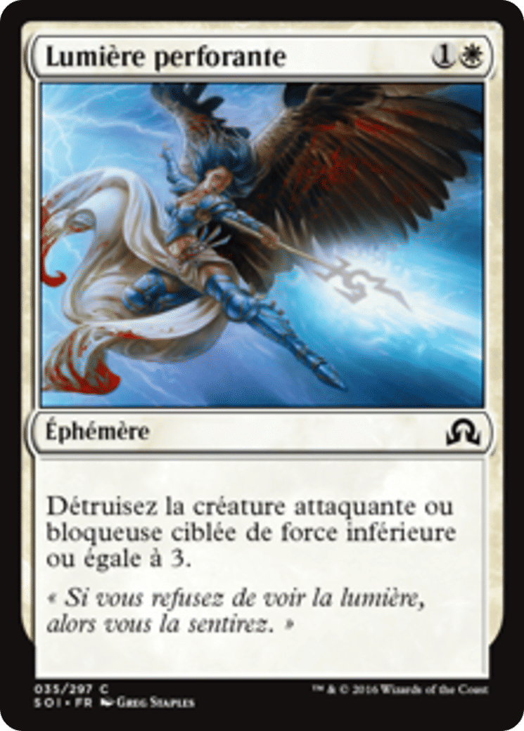 Lumière perforante — Shadows over Innistrad — Magic: The Gathering